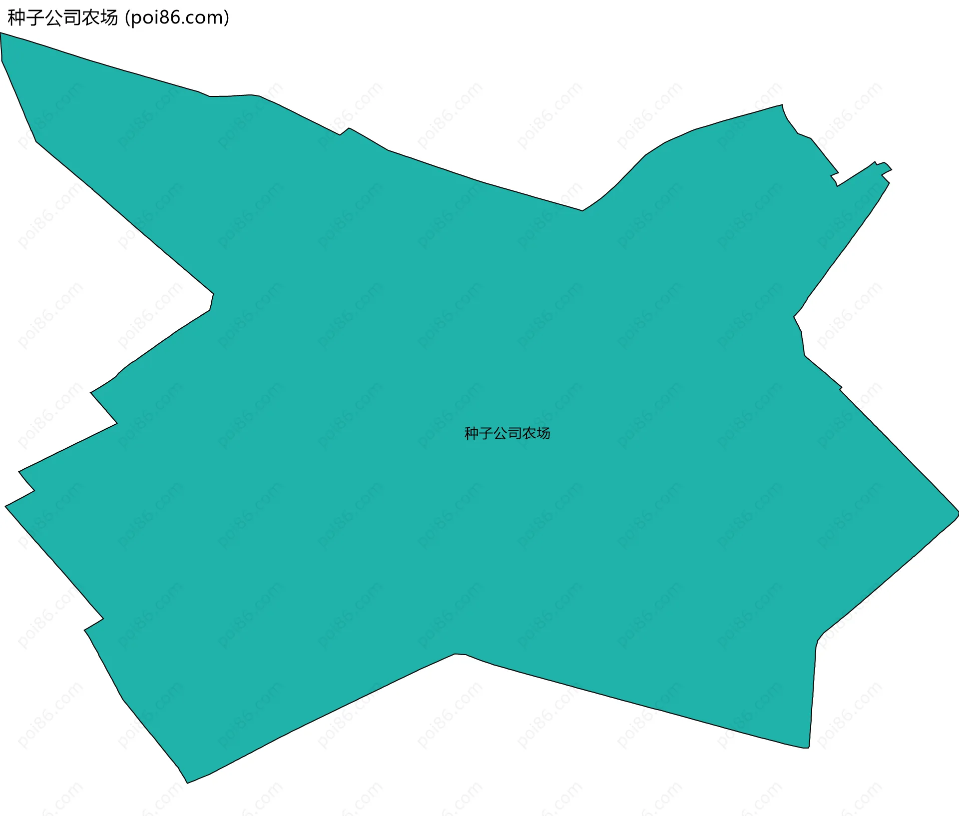 种子公司农场边界地图