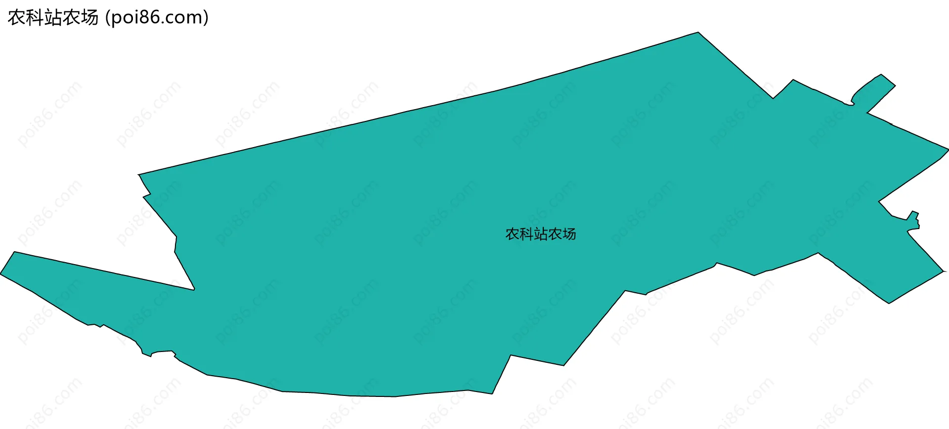 农科站农场边界地图