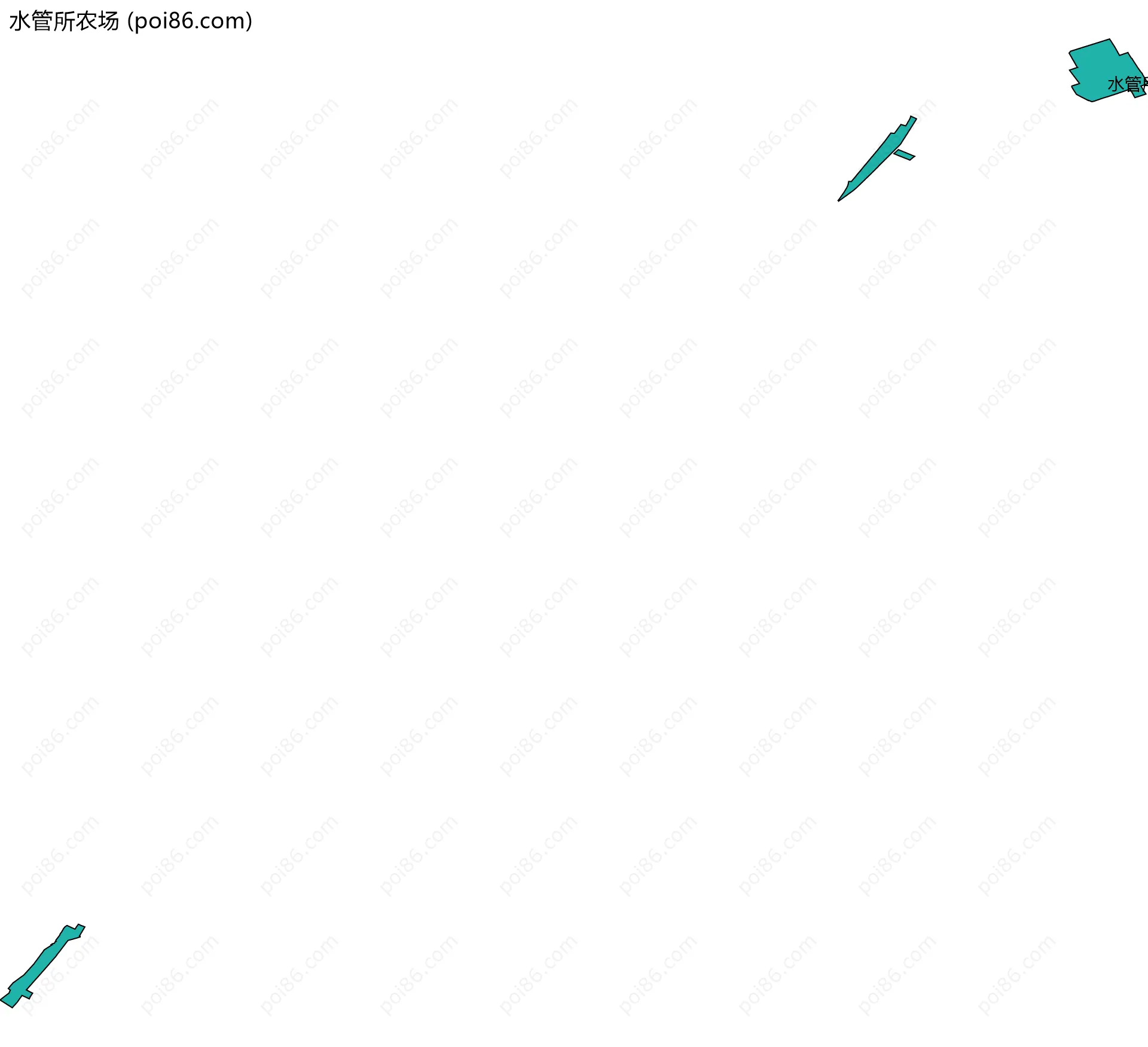 水管所农场边界地图