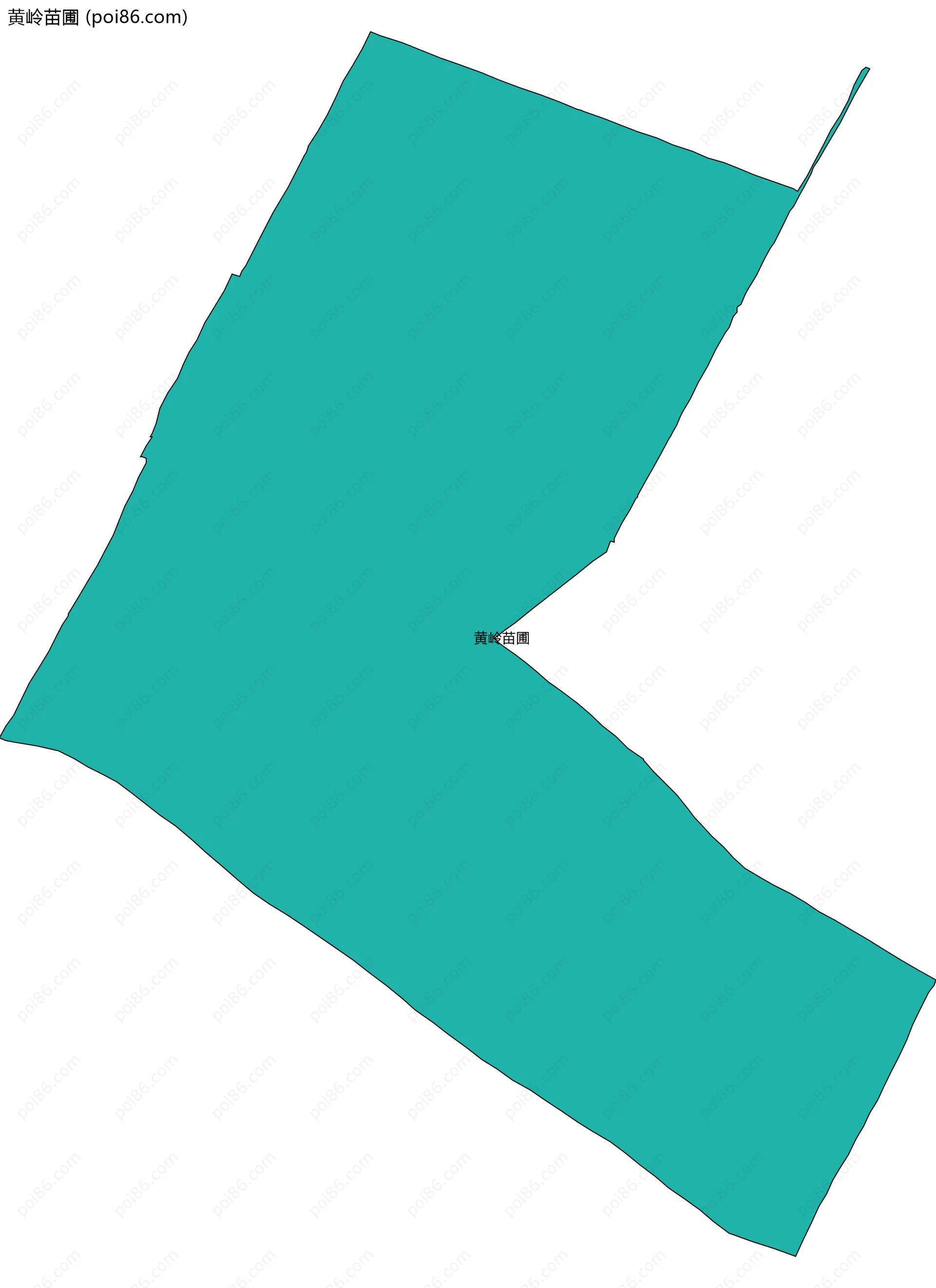 黄岭苗圃边界地图