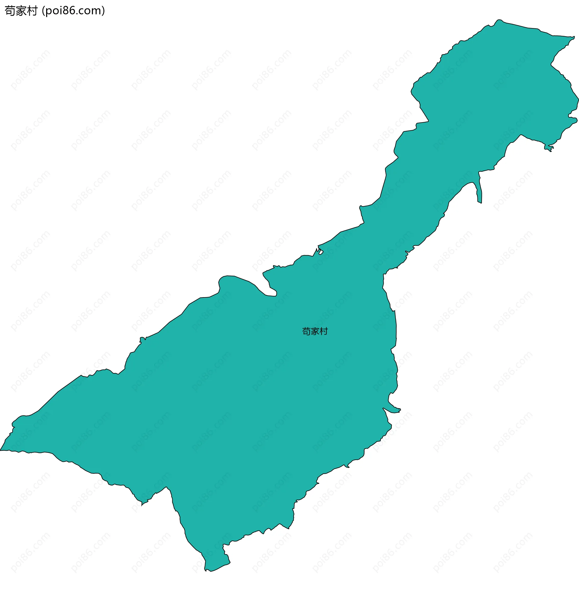 苟家村边界地图
