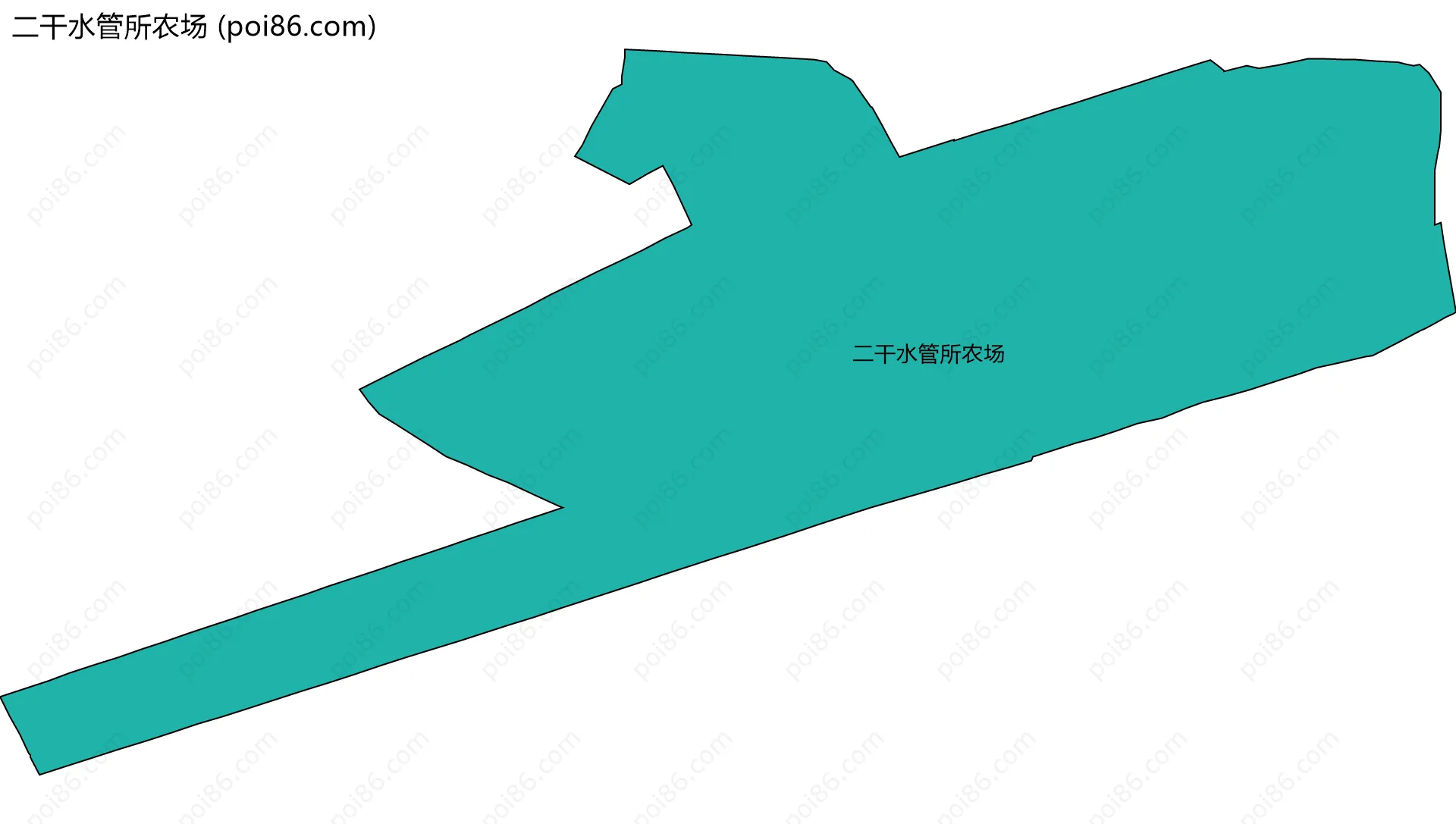 二干水管所农场边界地图