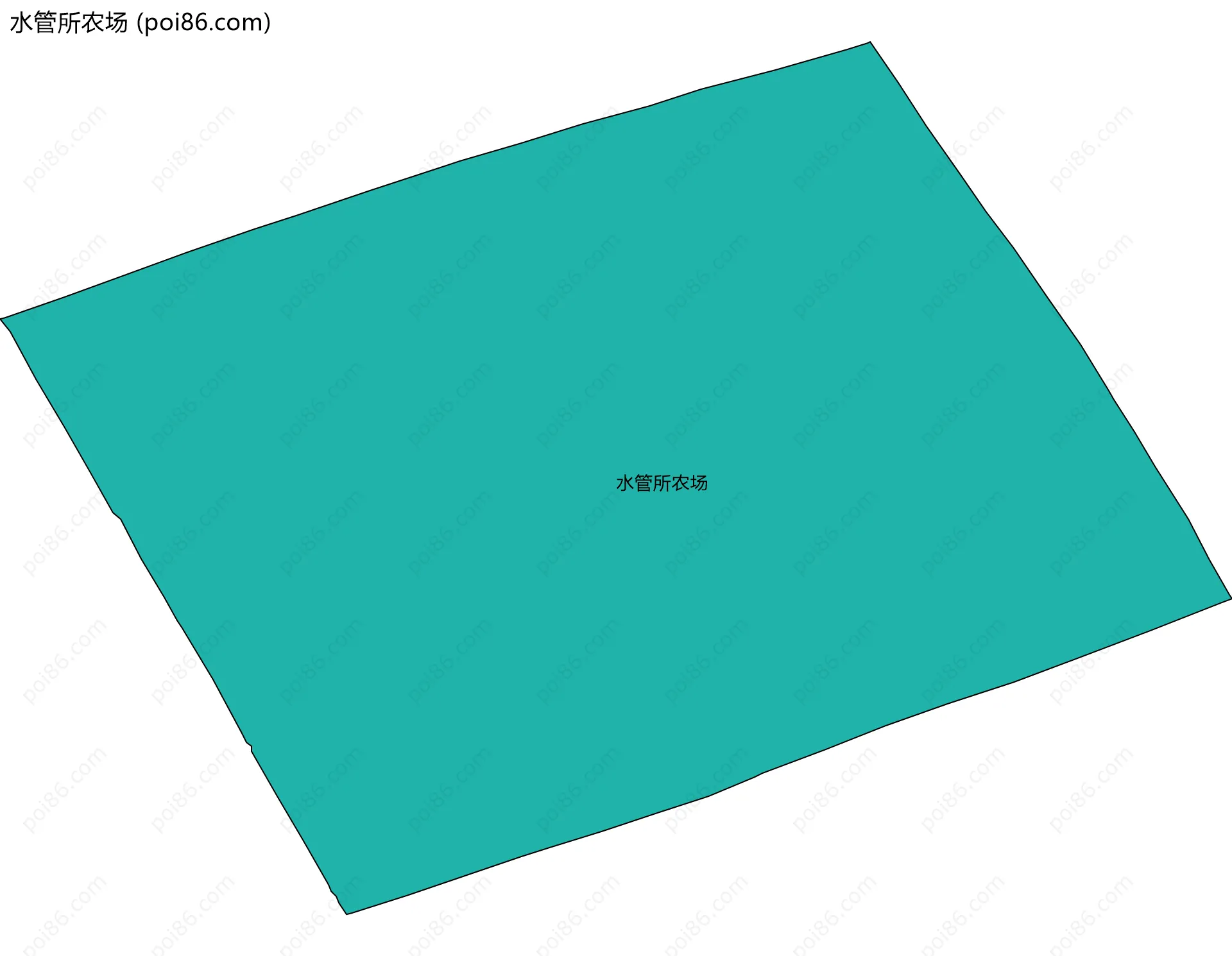 水管所农场边界地图