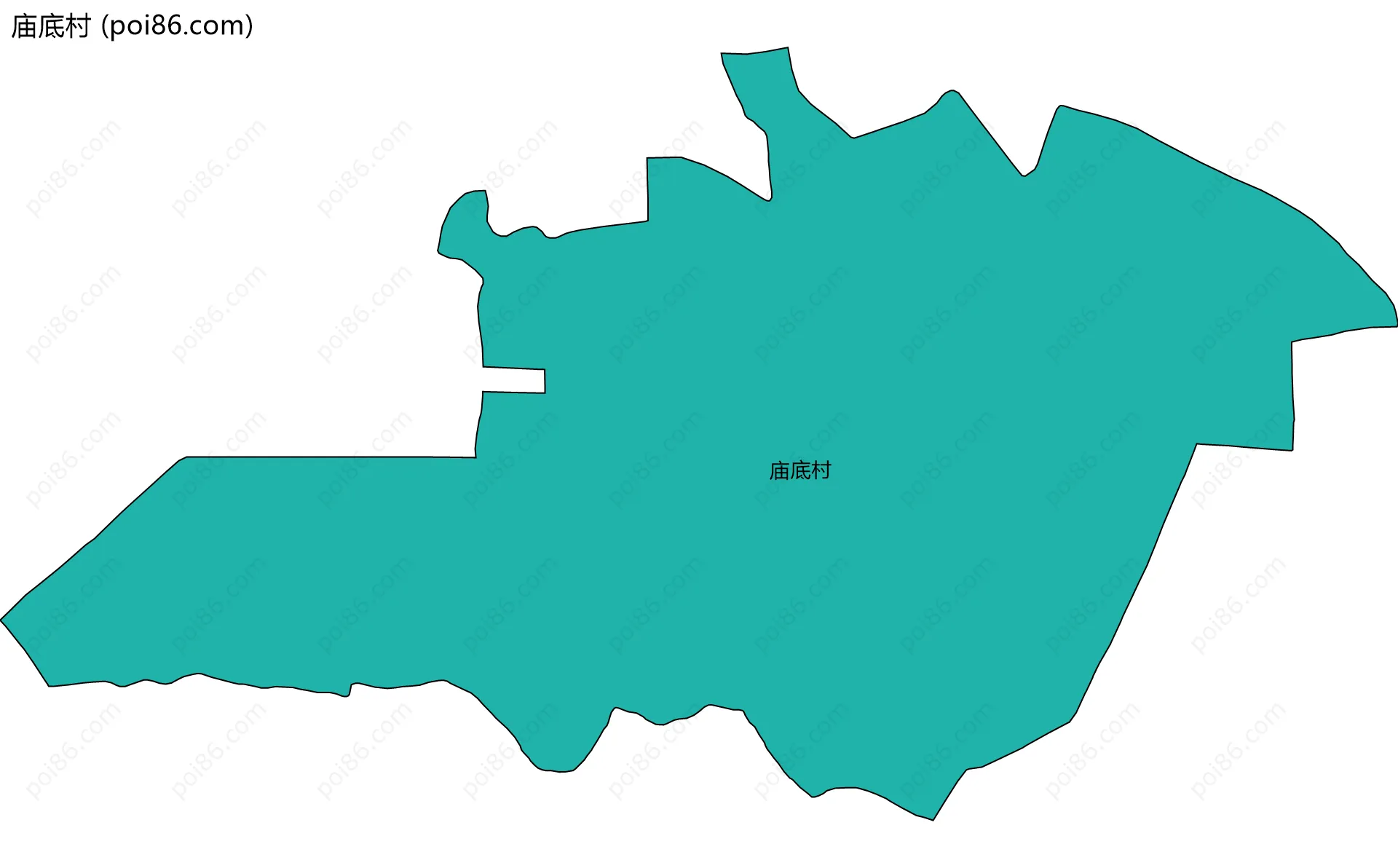 庙底村边界地图