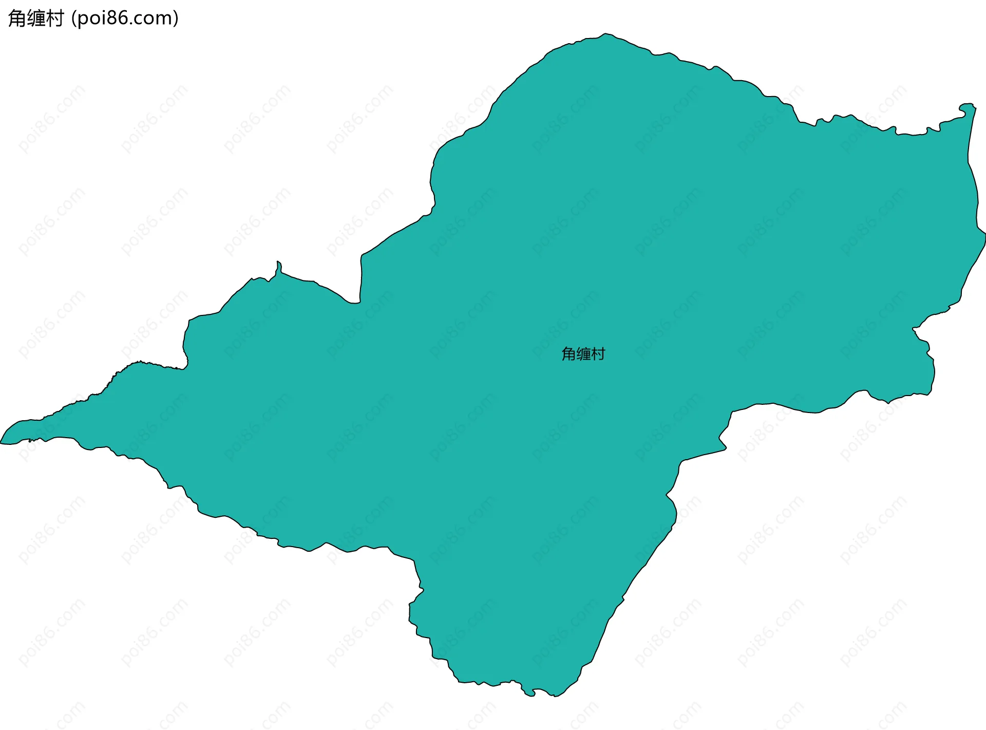 角缠村边界地图