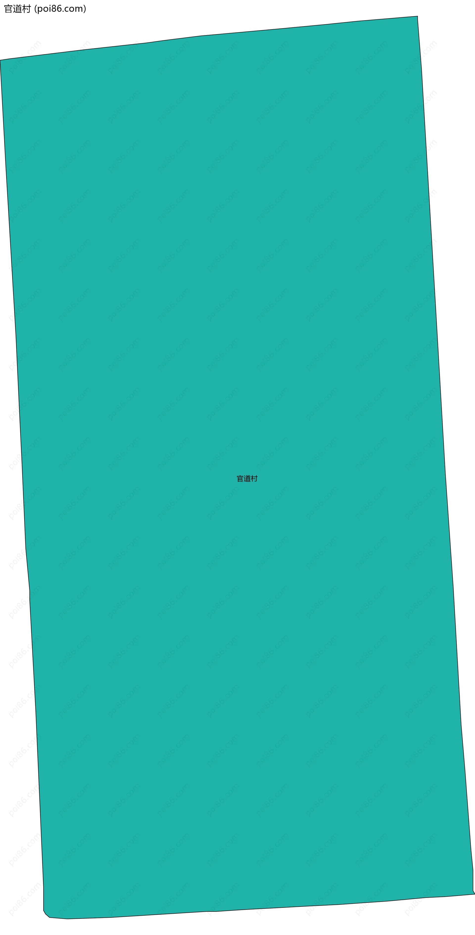 官道村边界地图