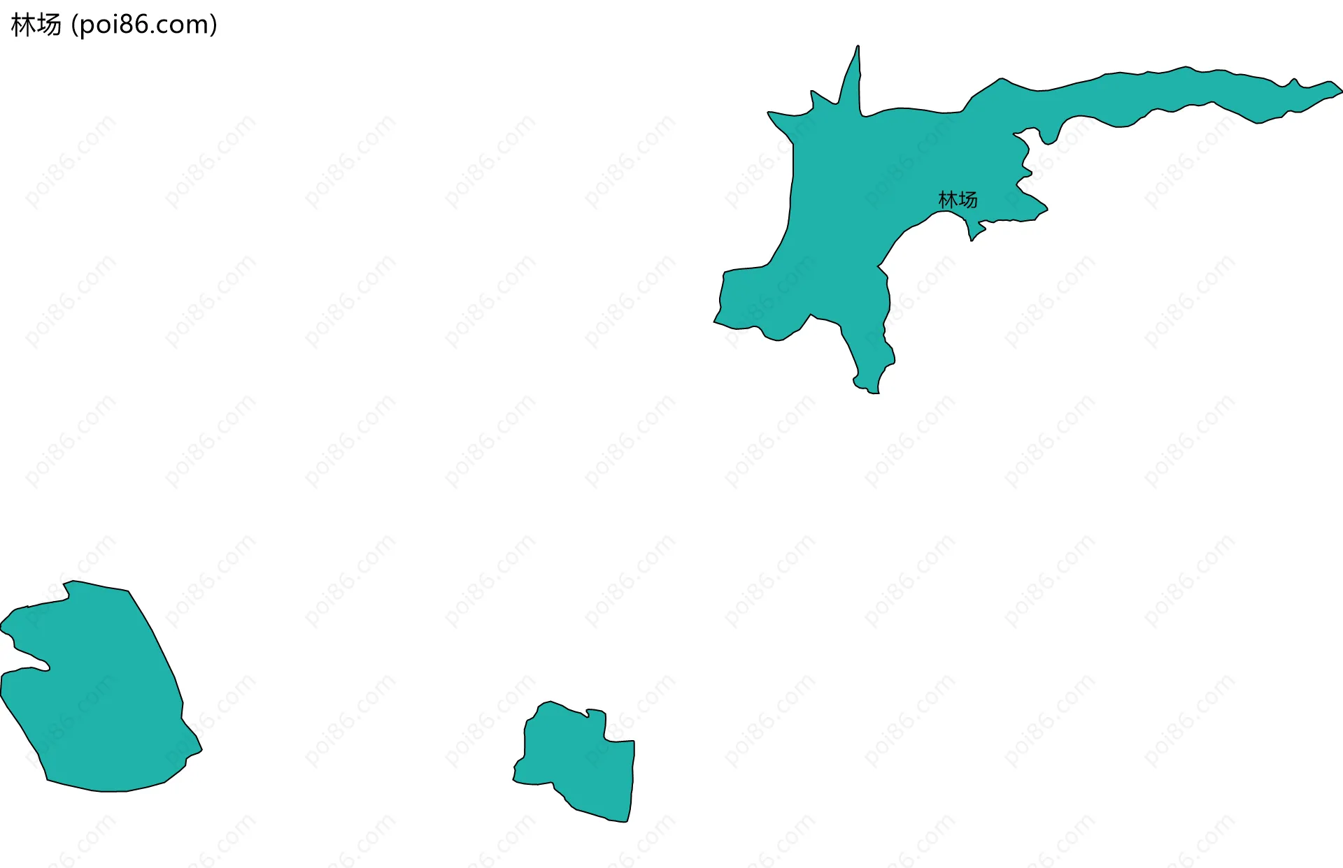 林场边界地图