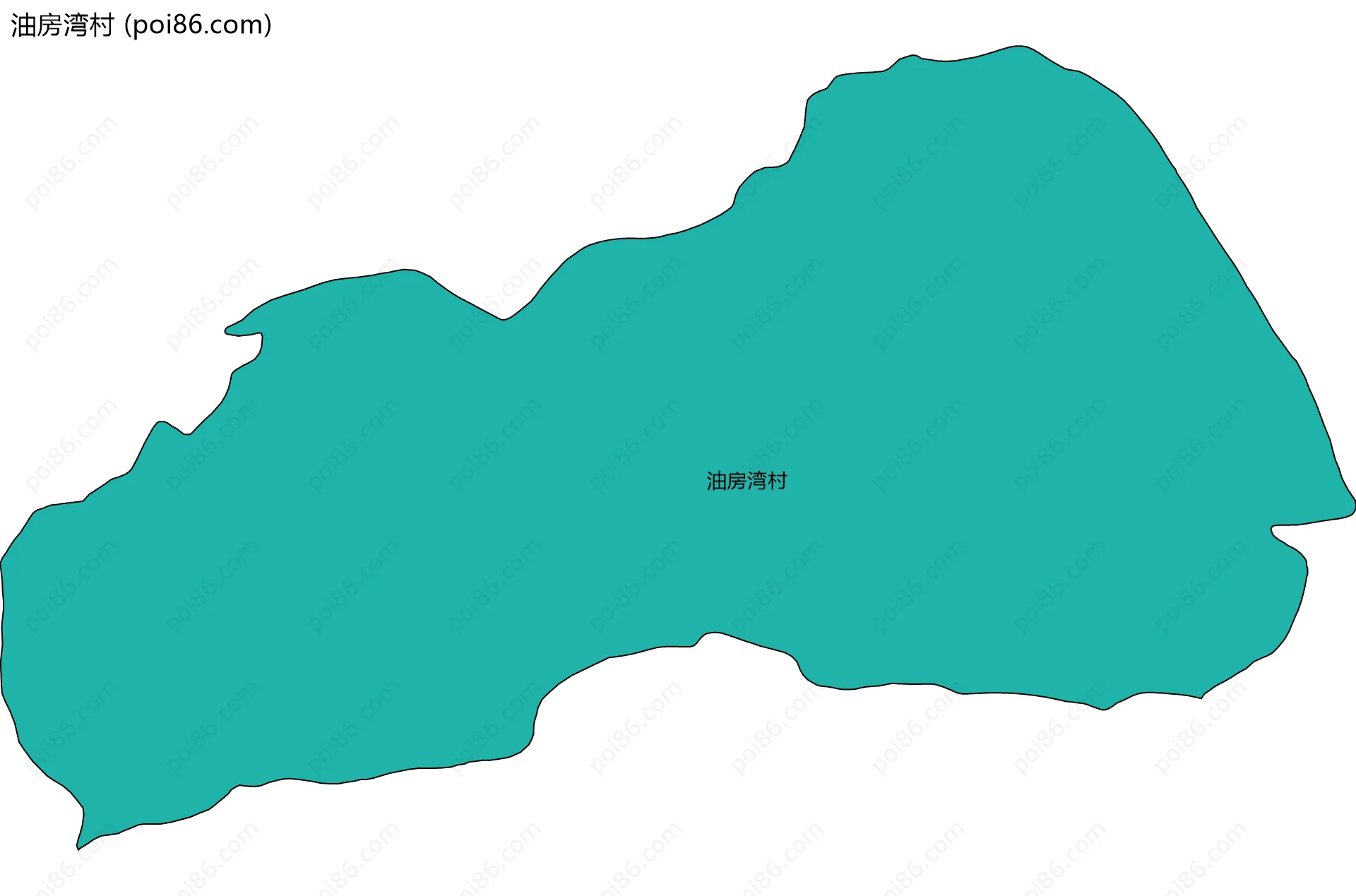 油房湾村边界地图