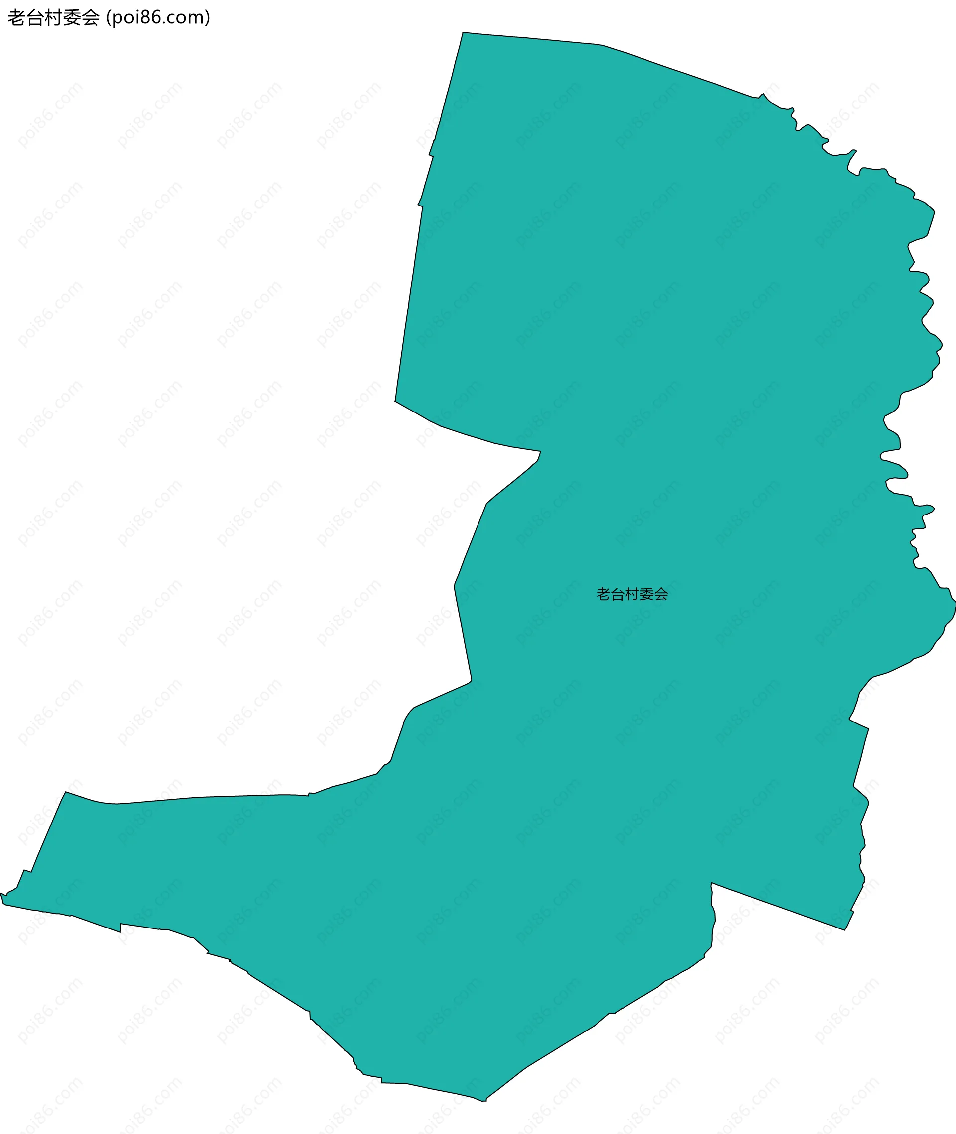 老台村委会边界地图