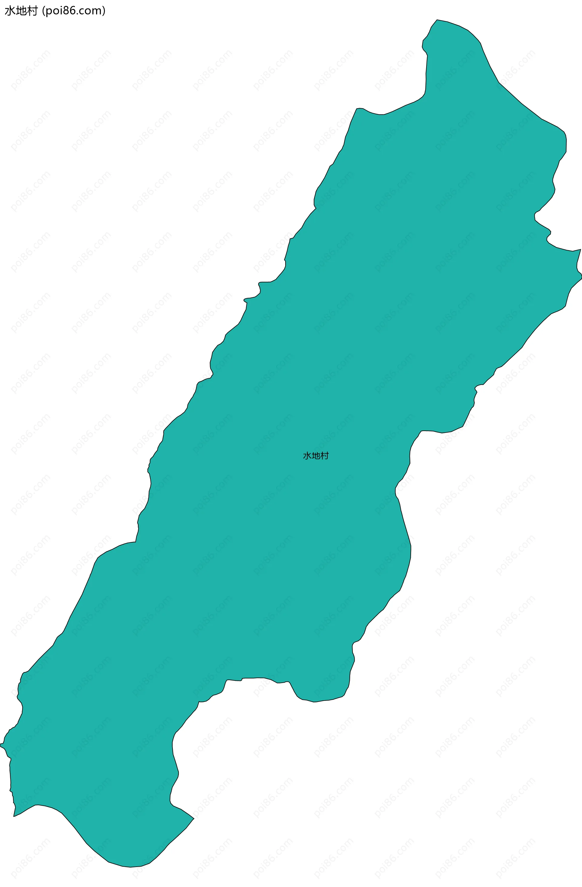 水地村边界地图