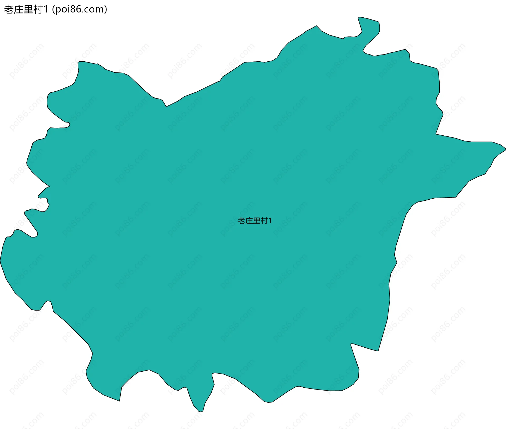 老庄里村1边界地图