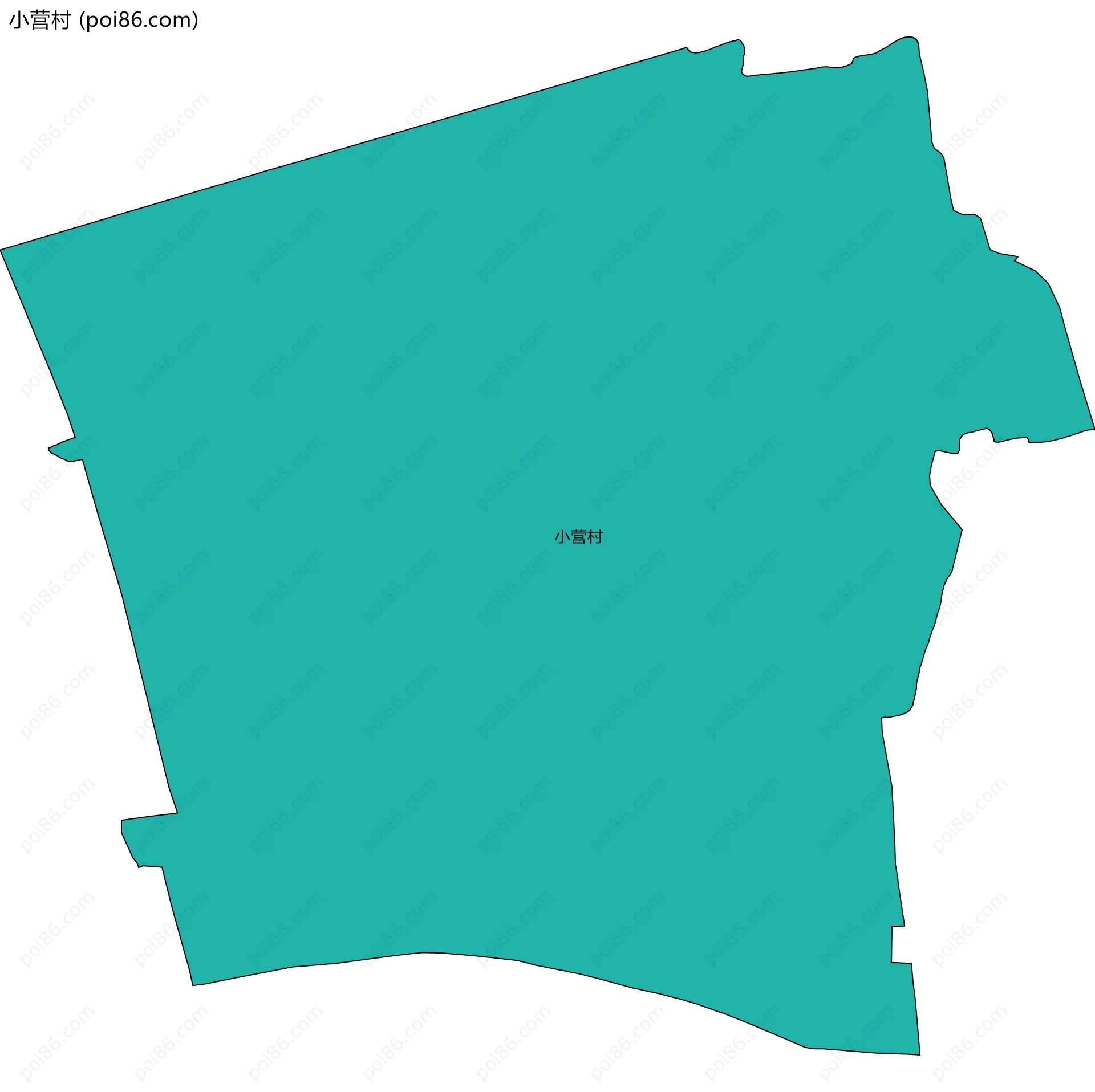 小营村边界地图