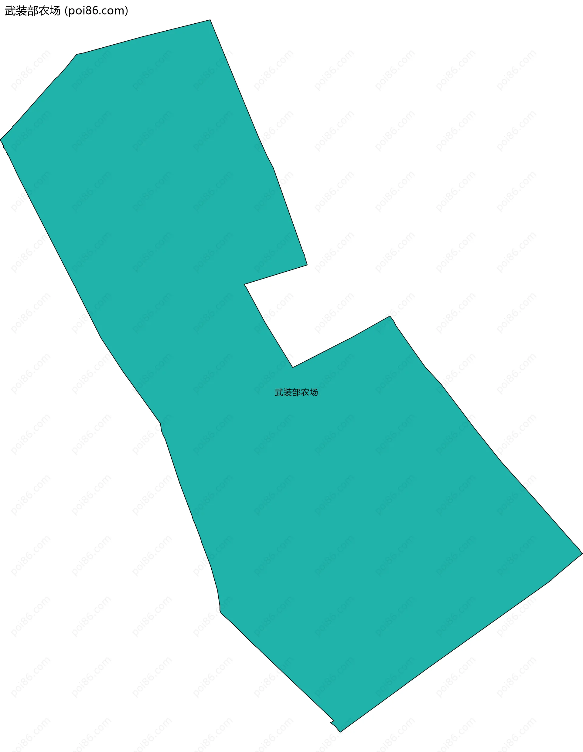 武装部农场边界地图