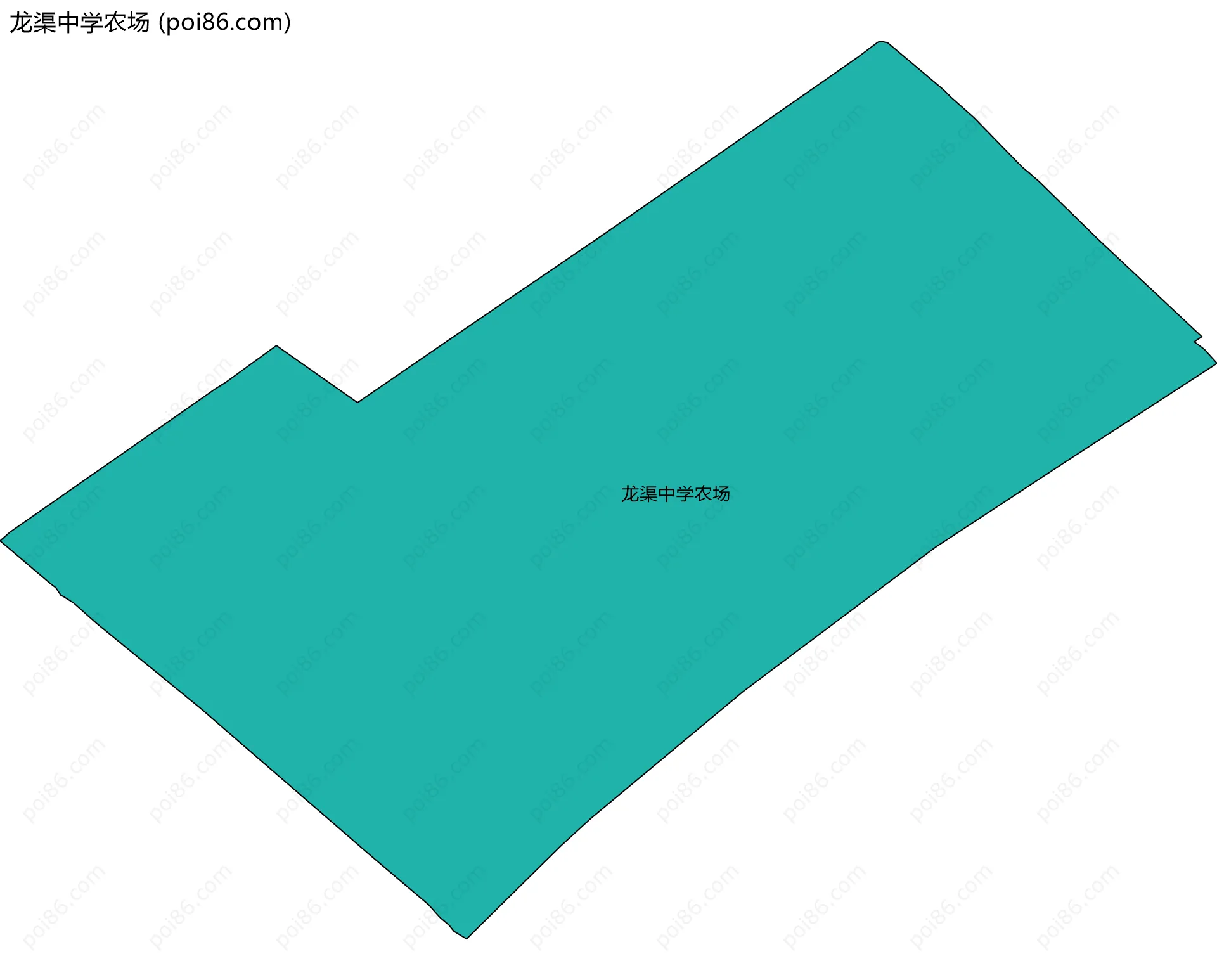 龙渠中学农场边界地图
