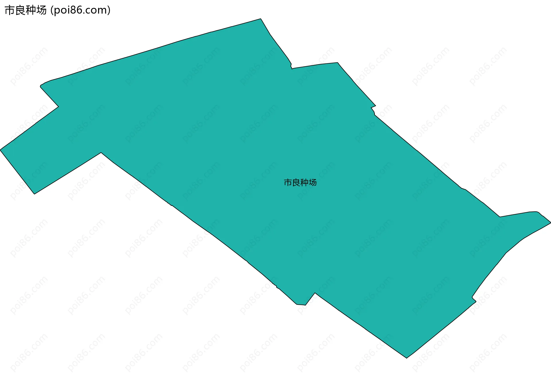 市良种场边界地图