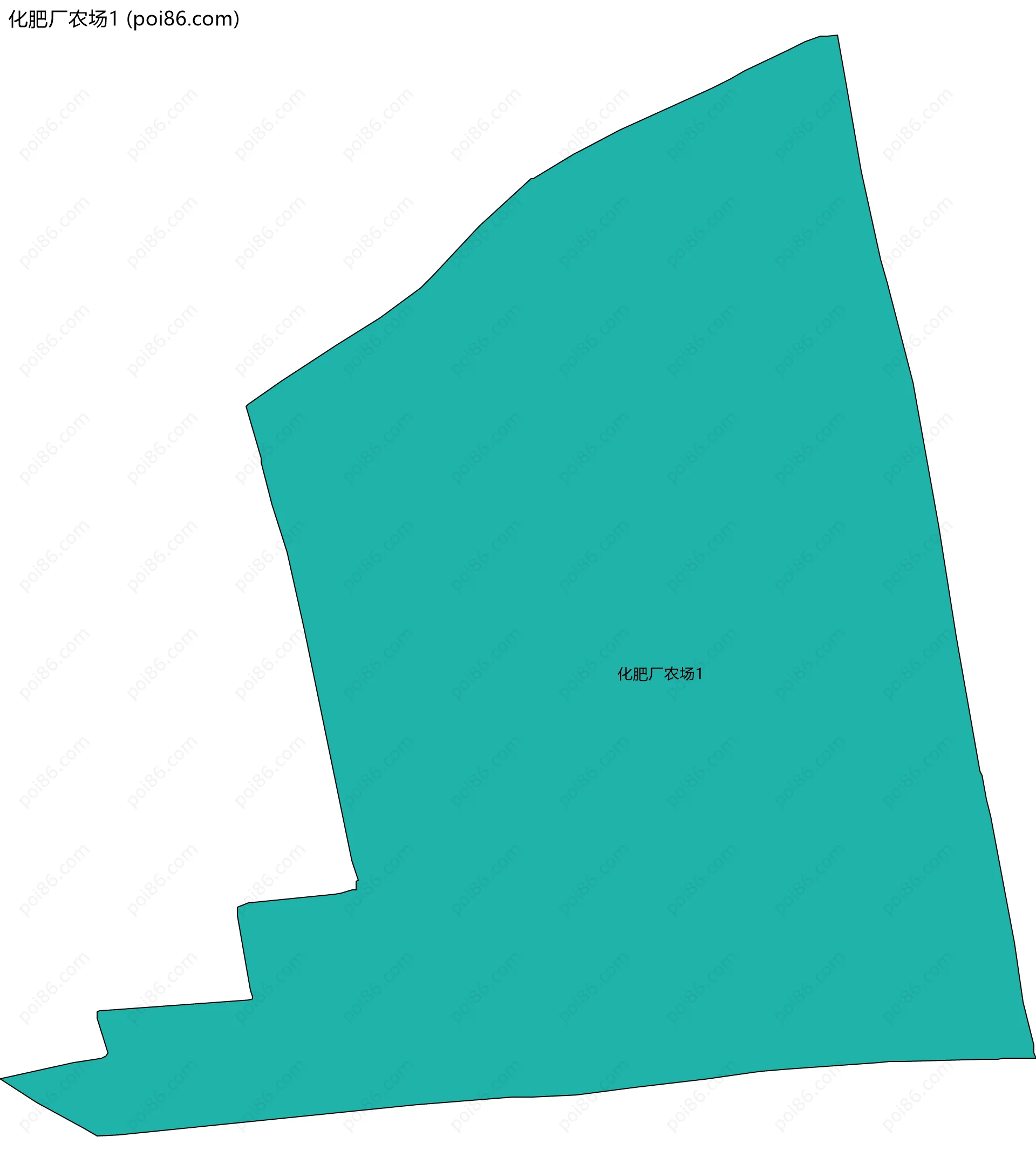 化肥厂农场1边界地图