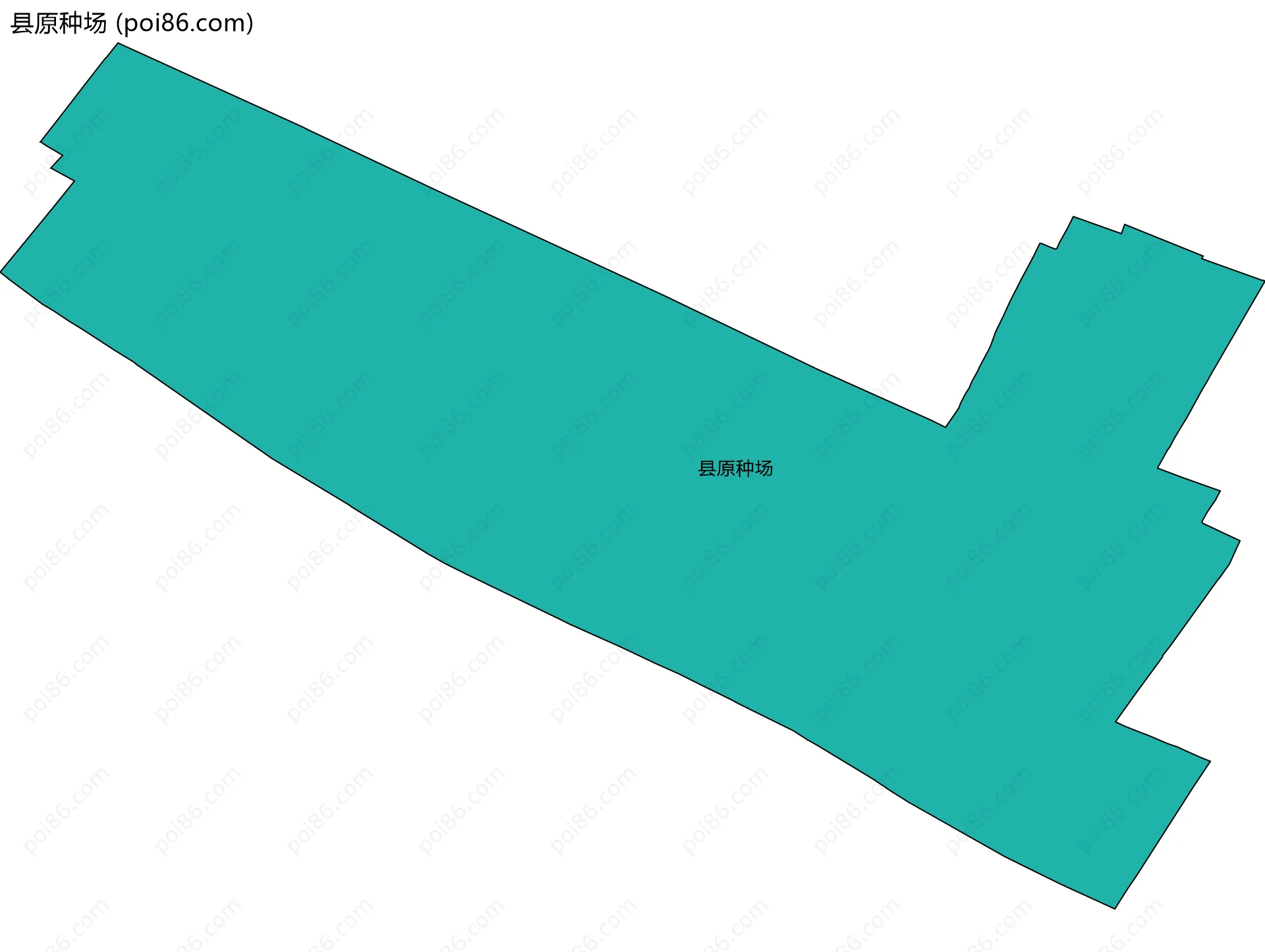 县原种场边界地图