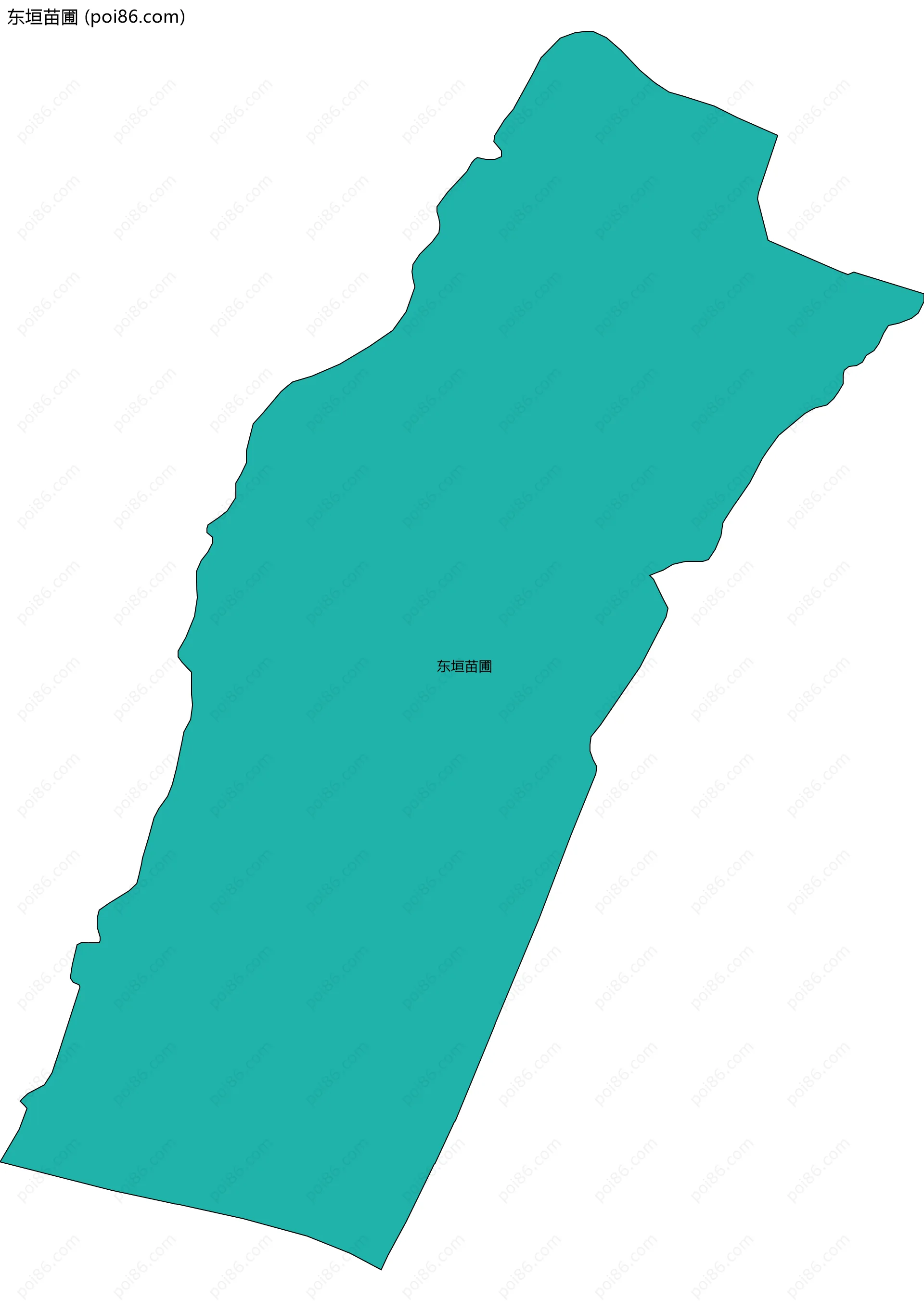 东垣苗圃边界地图