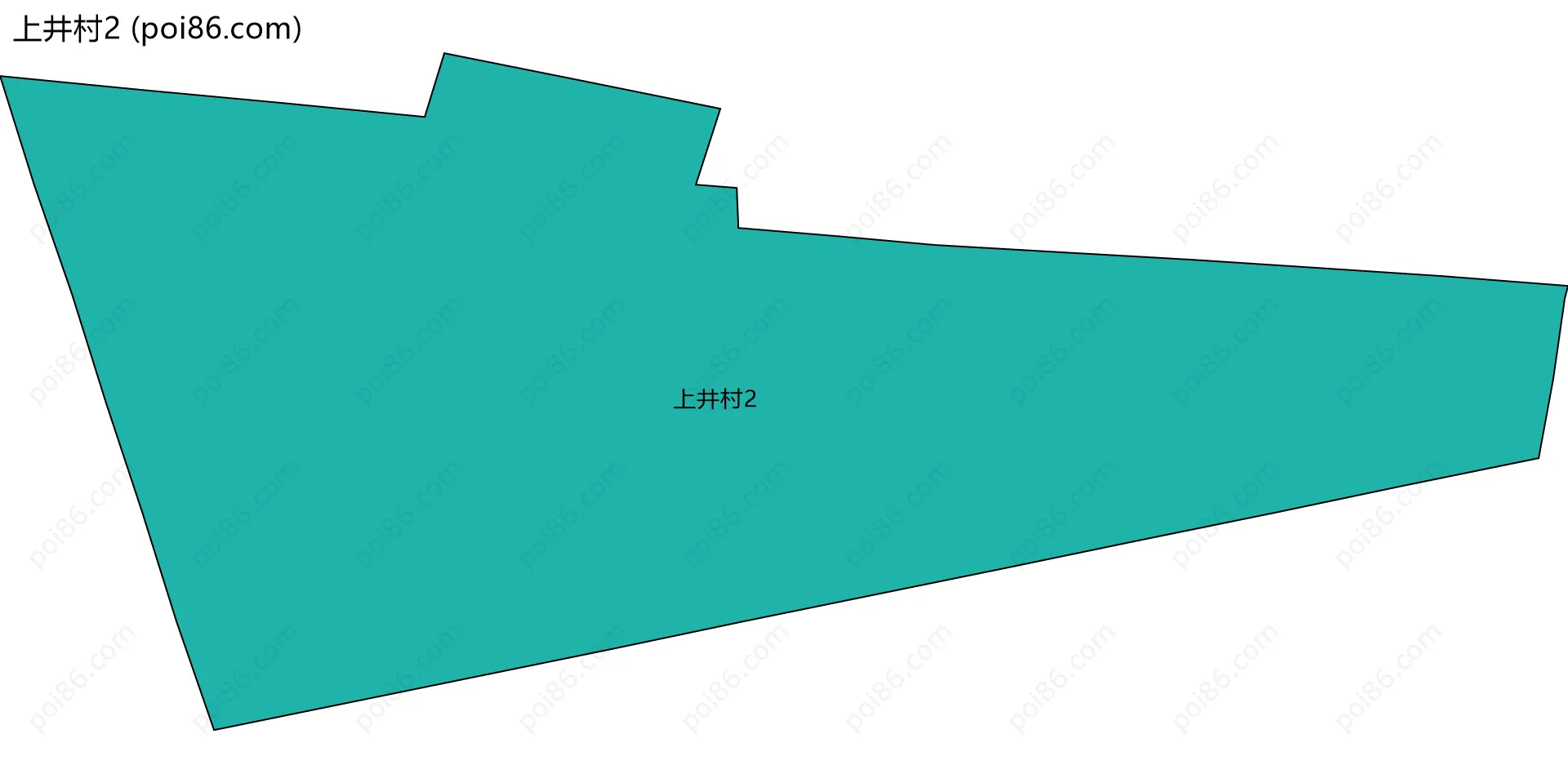 上井村2边界地图