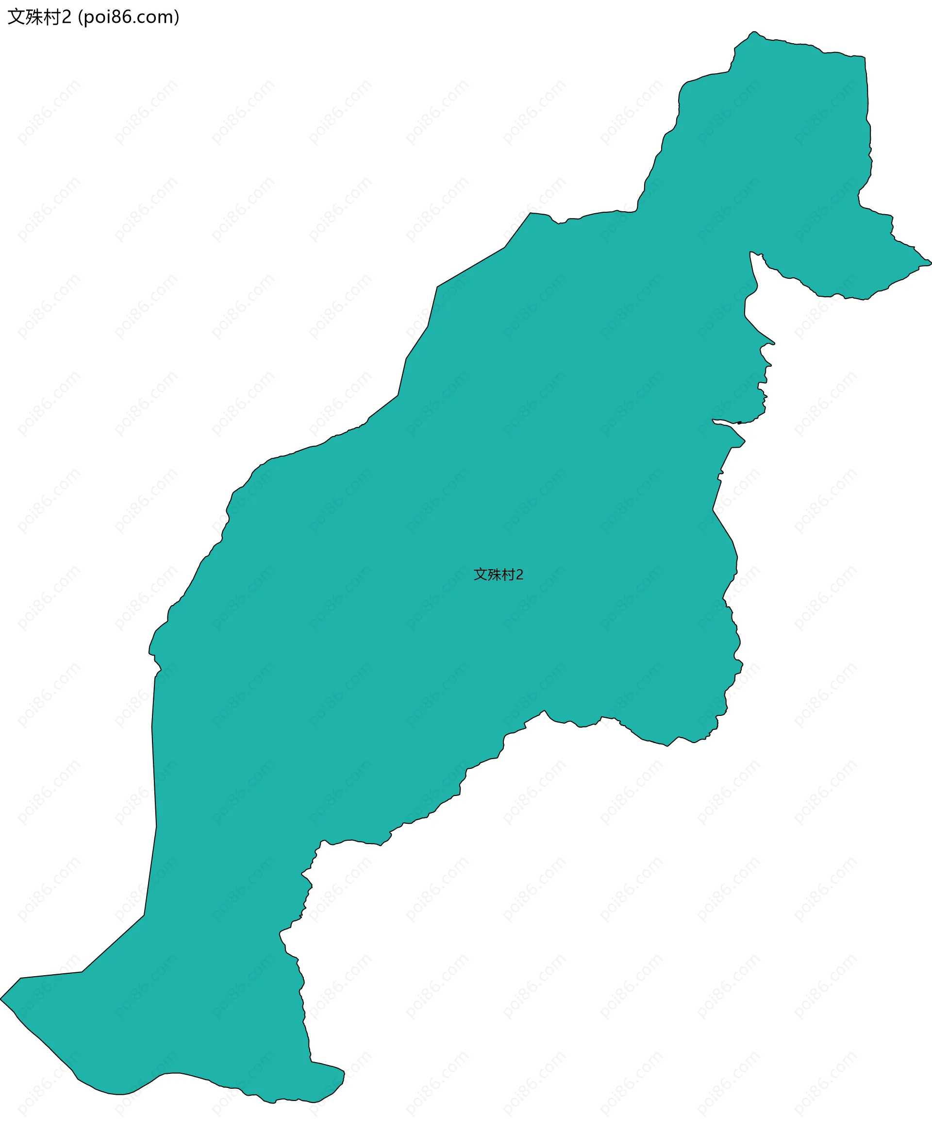 文殊村2边界地图