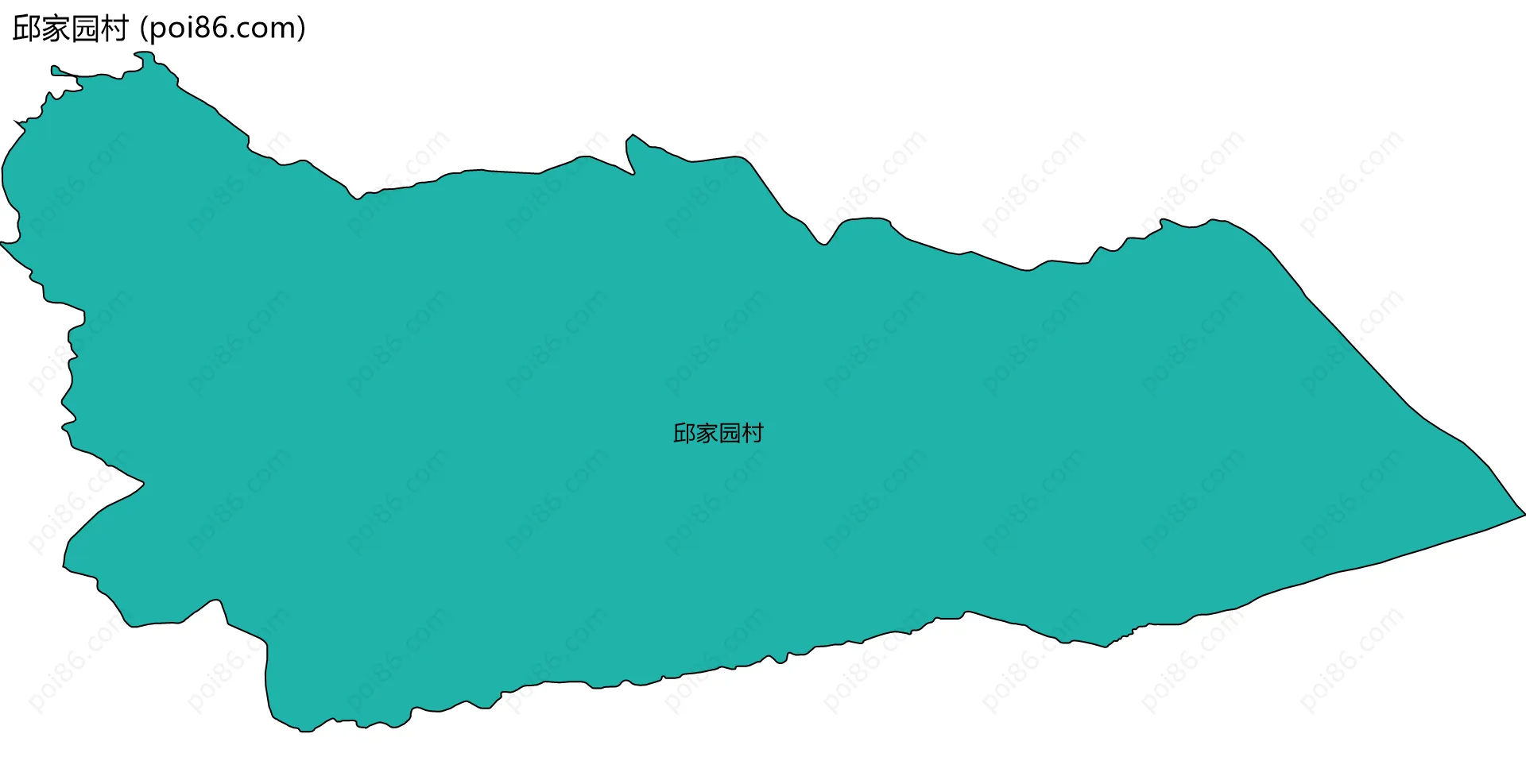 邱家园村边界地图