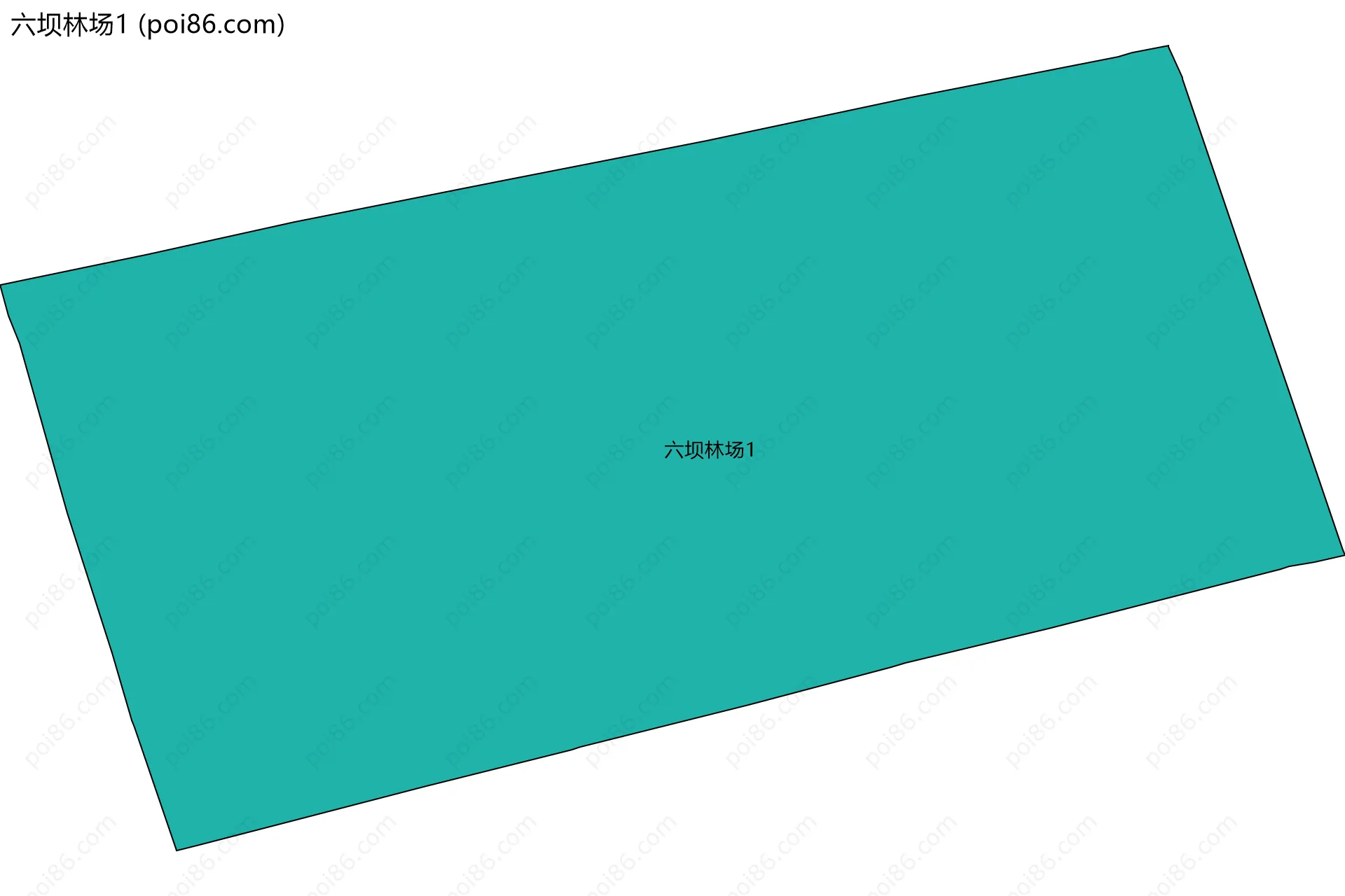 六坝林场1边界地图
