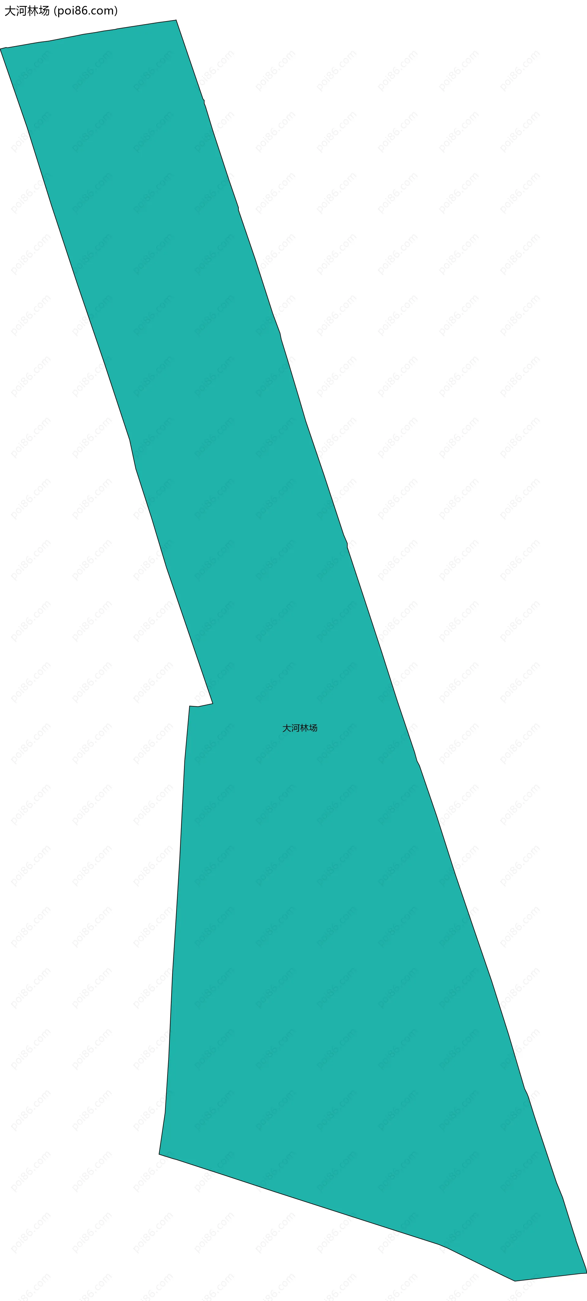 大河林场边界地图