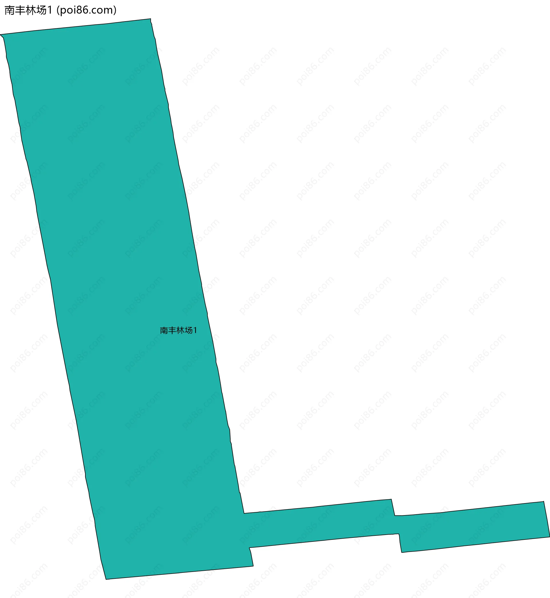 南丰林场1边界地图