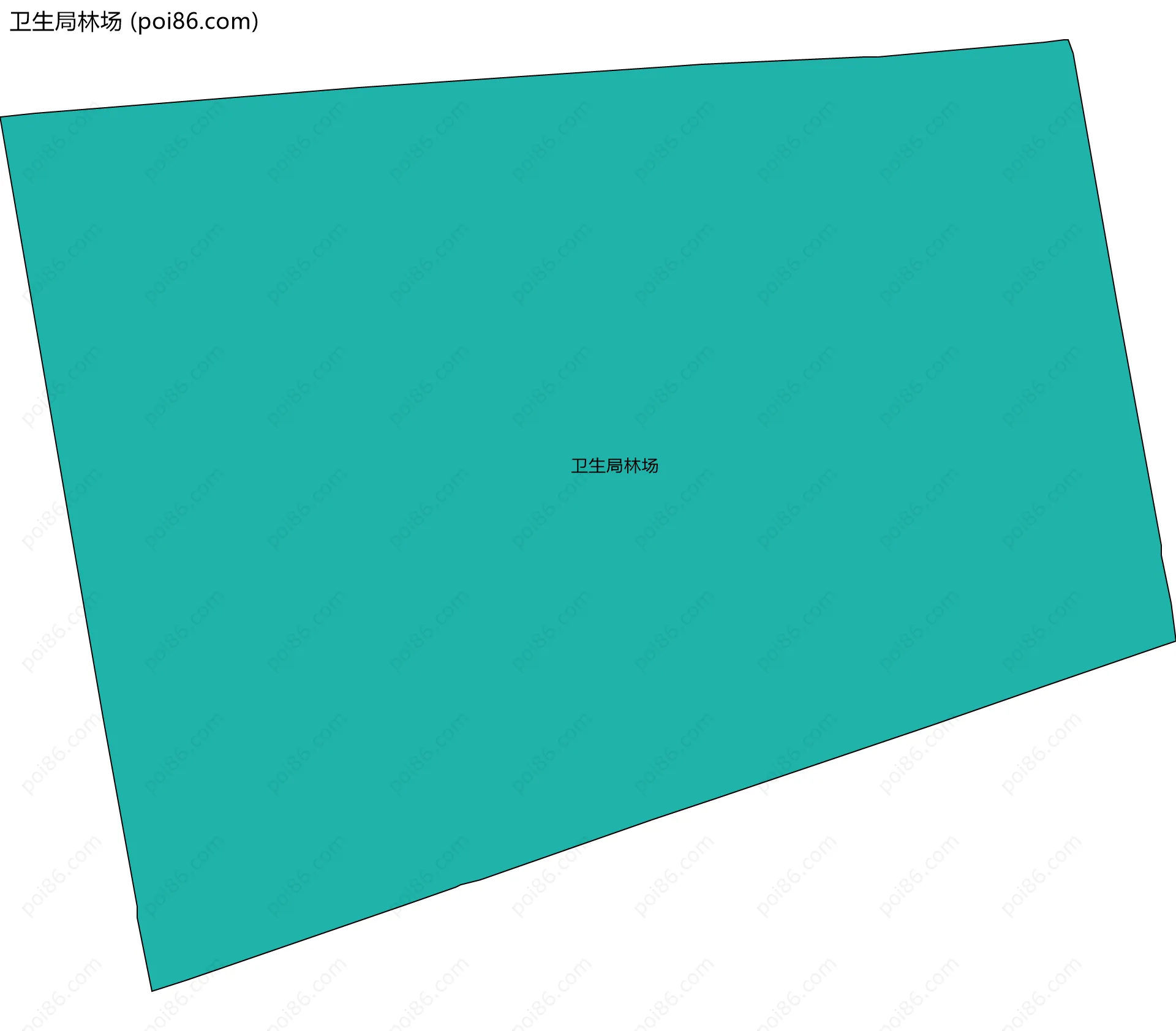 卫生局林场边界地图