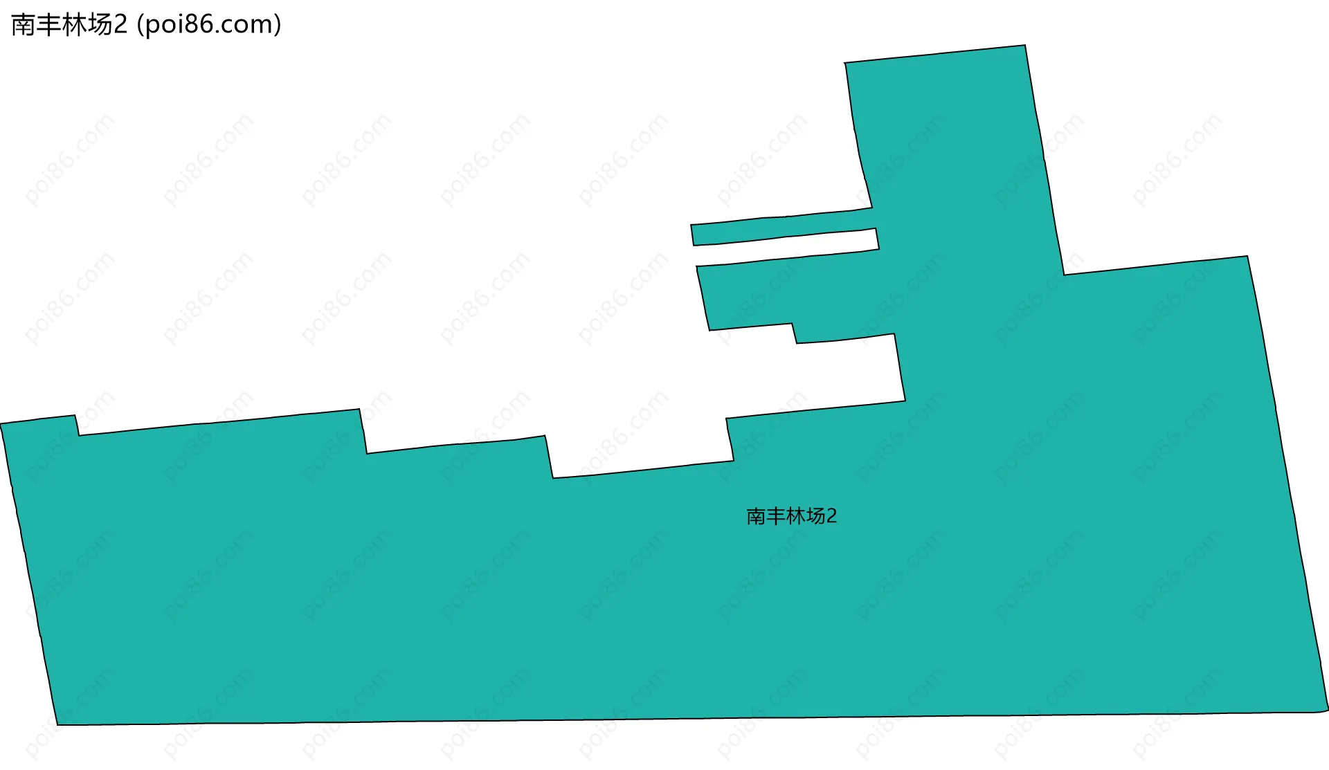 南丰林场2边界地图