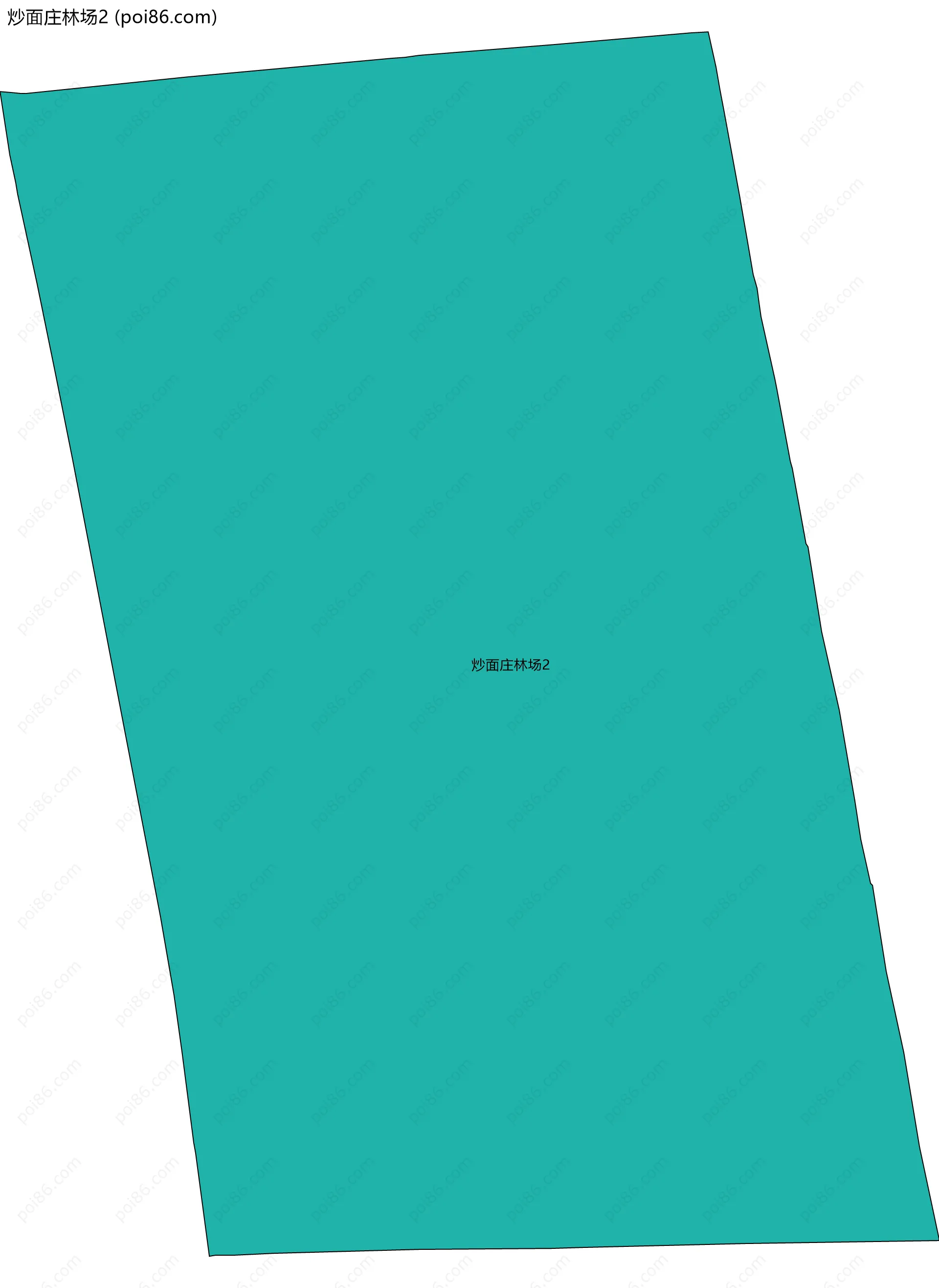 炒面庄林场2边界地图