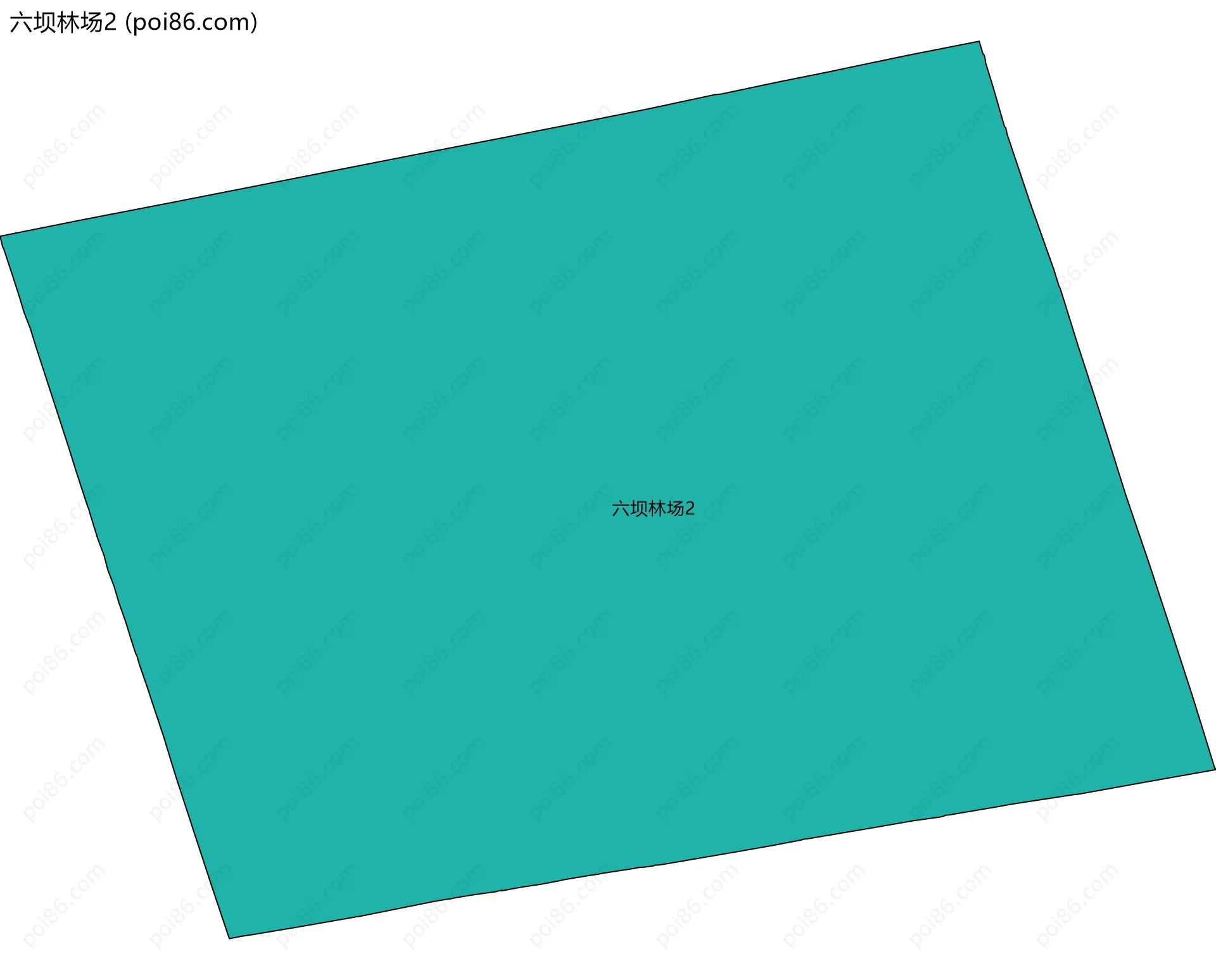 六坝林场2边界地图