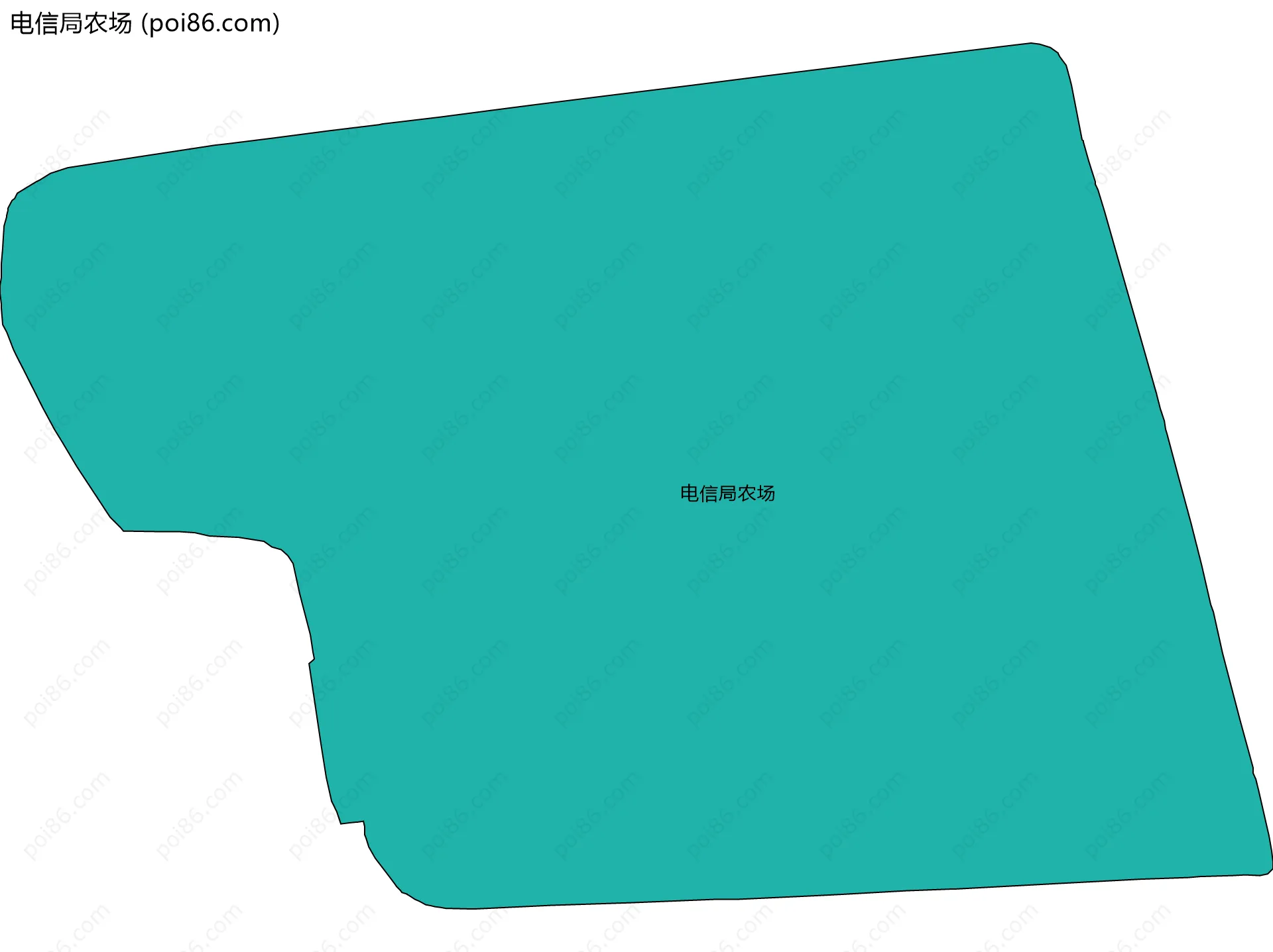 电信局农场边界地图