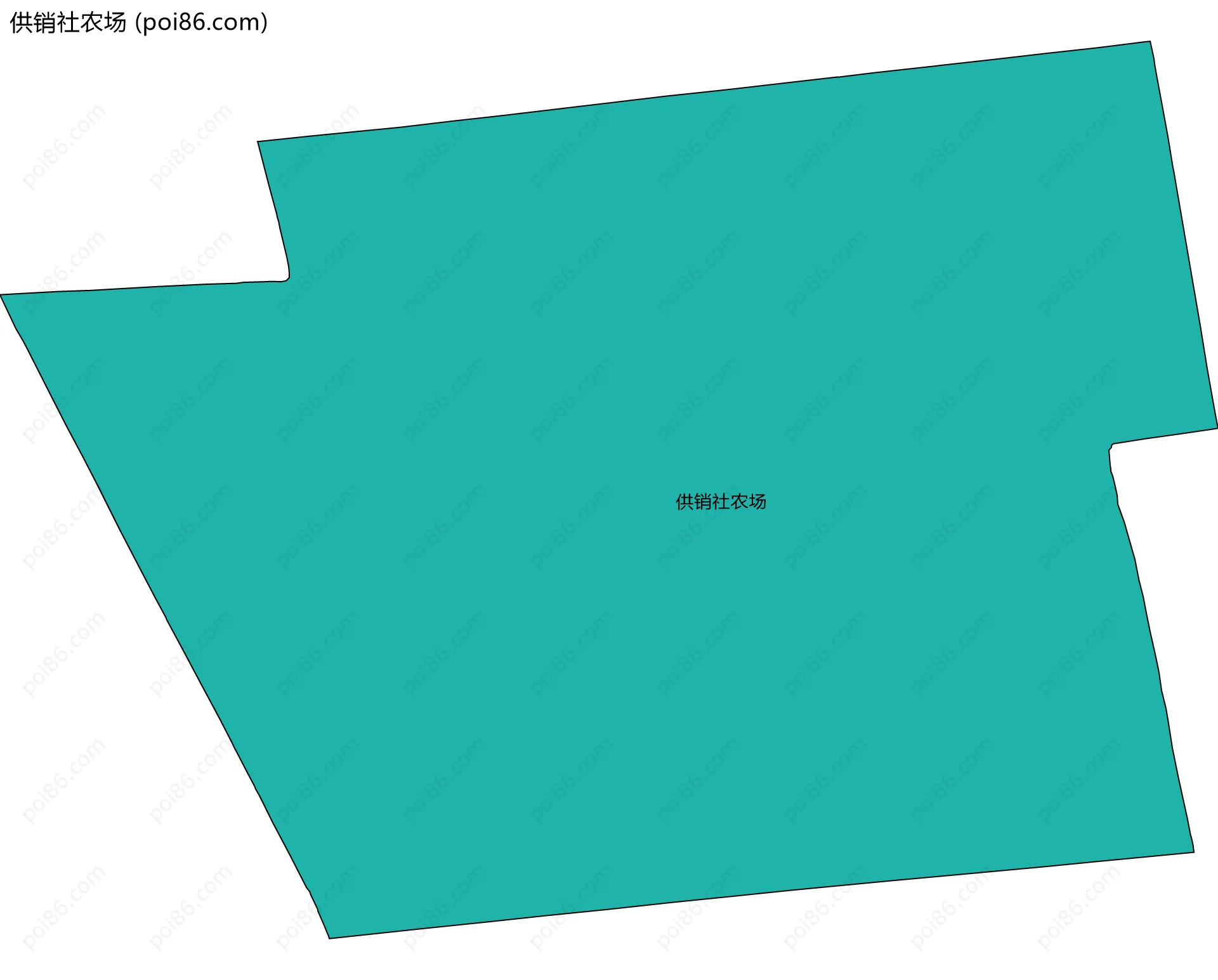 供销社农场边界地图