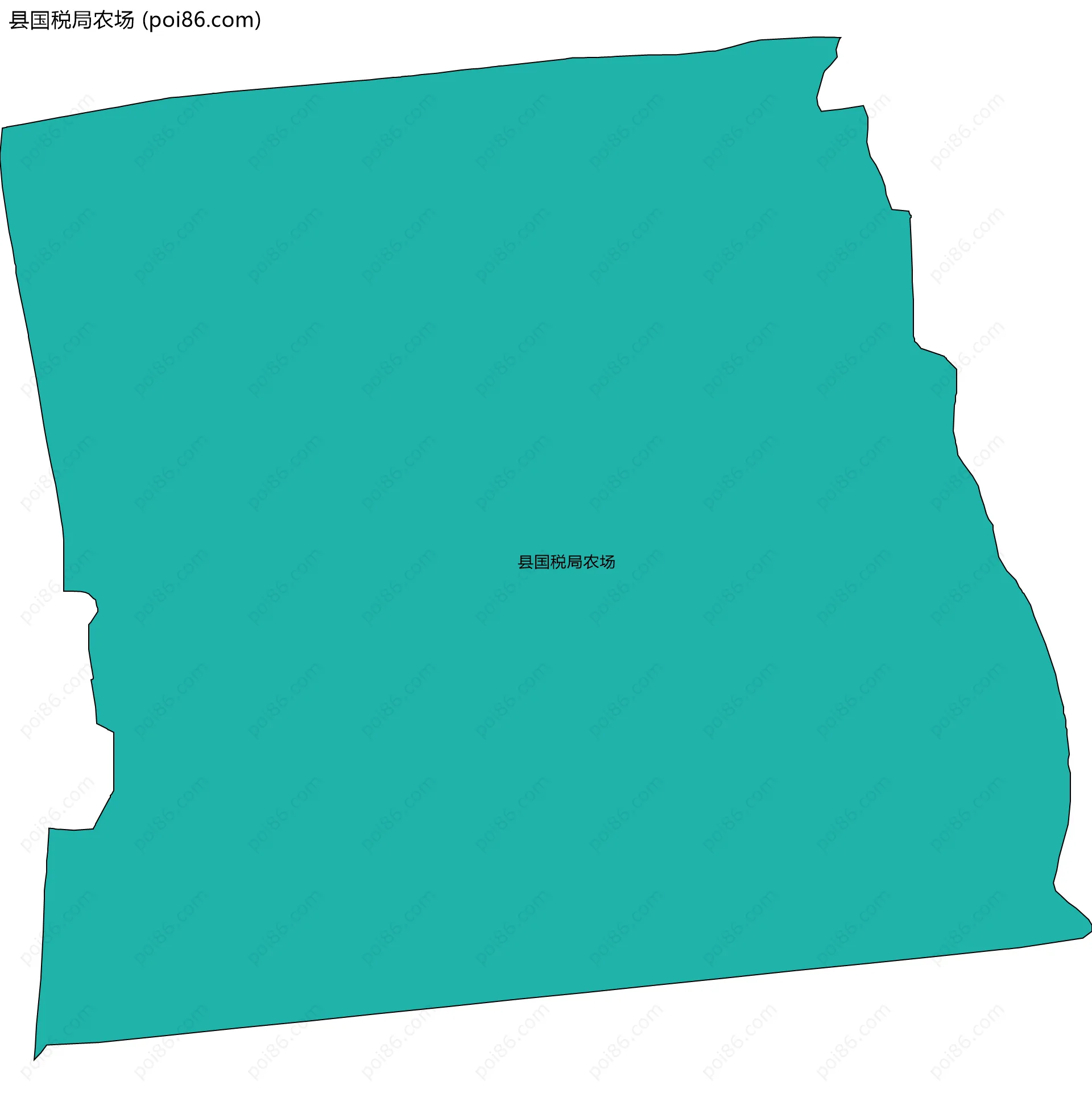 县国税局农场边界地图