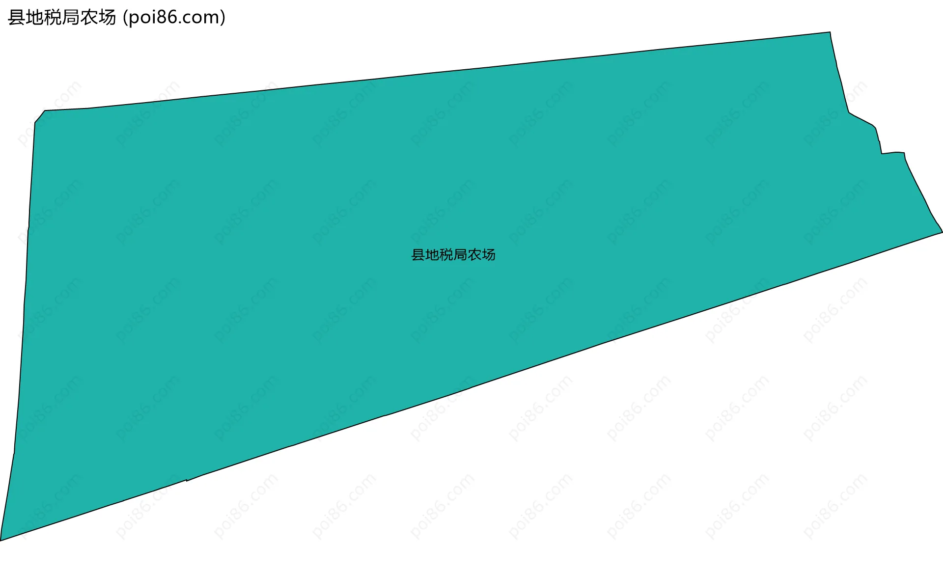 县地税局农场边界地图