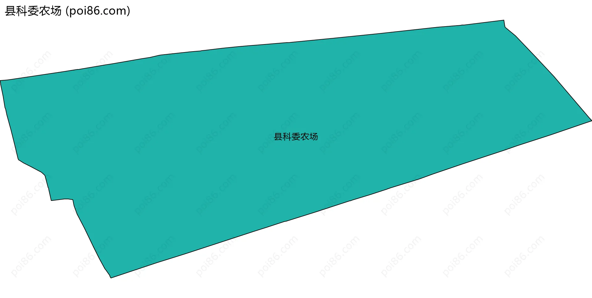 县科委农场边界地图