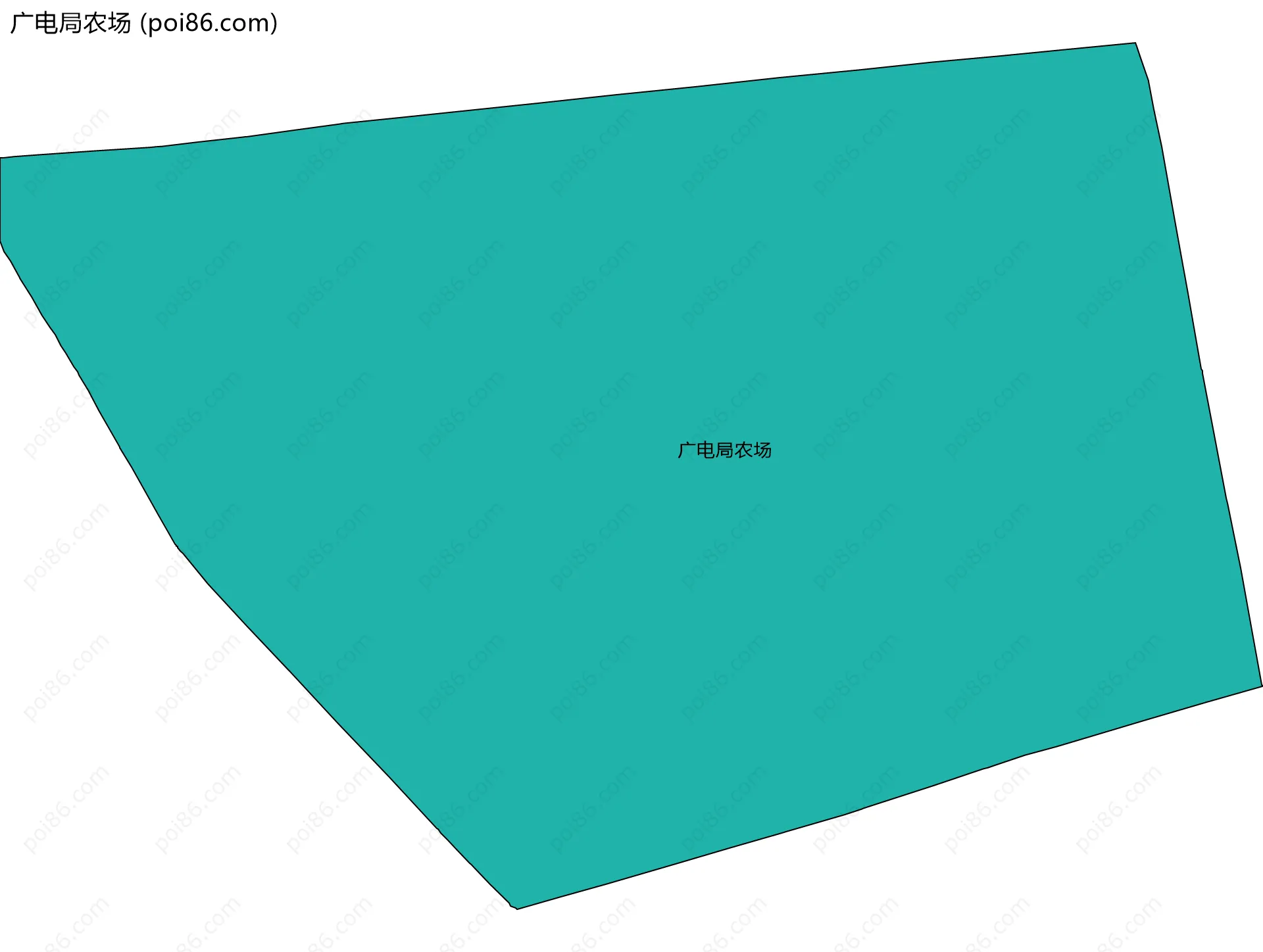 广电局农场边界地图