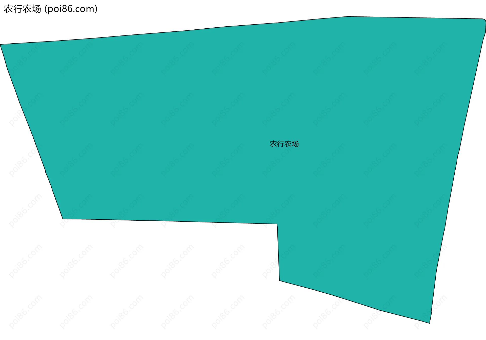 农行农场边界地图