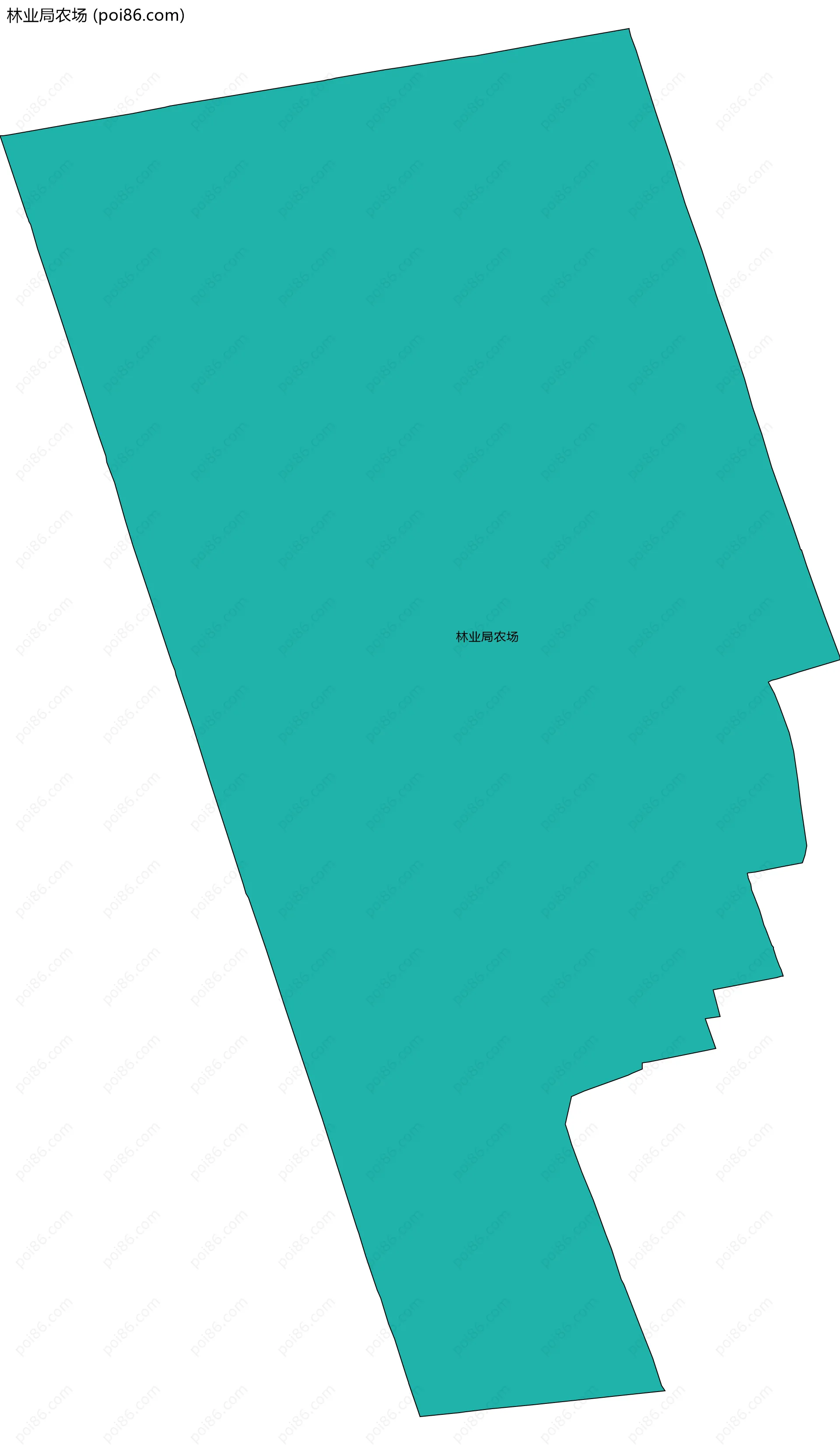 林业局农场边界地图