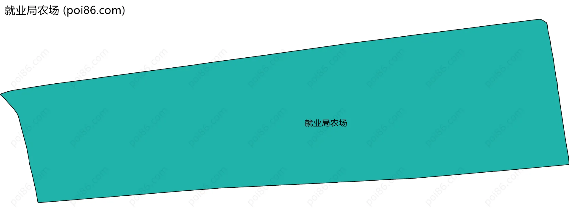 就业局农场边界地图