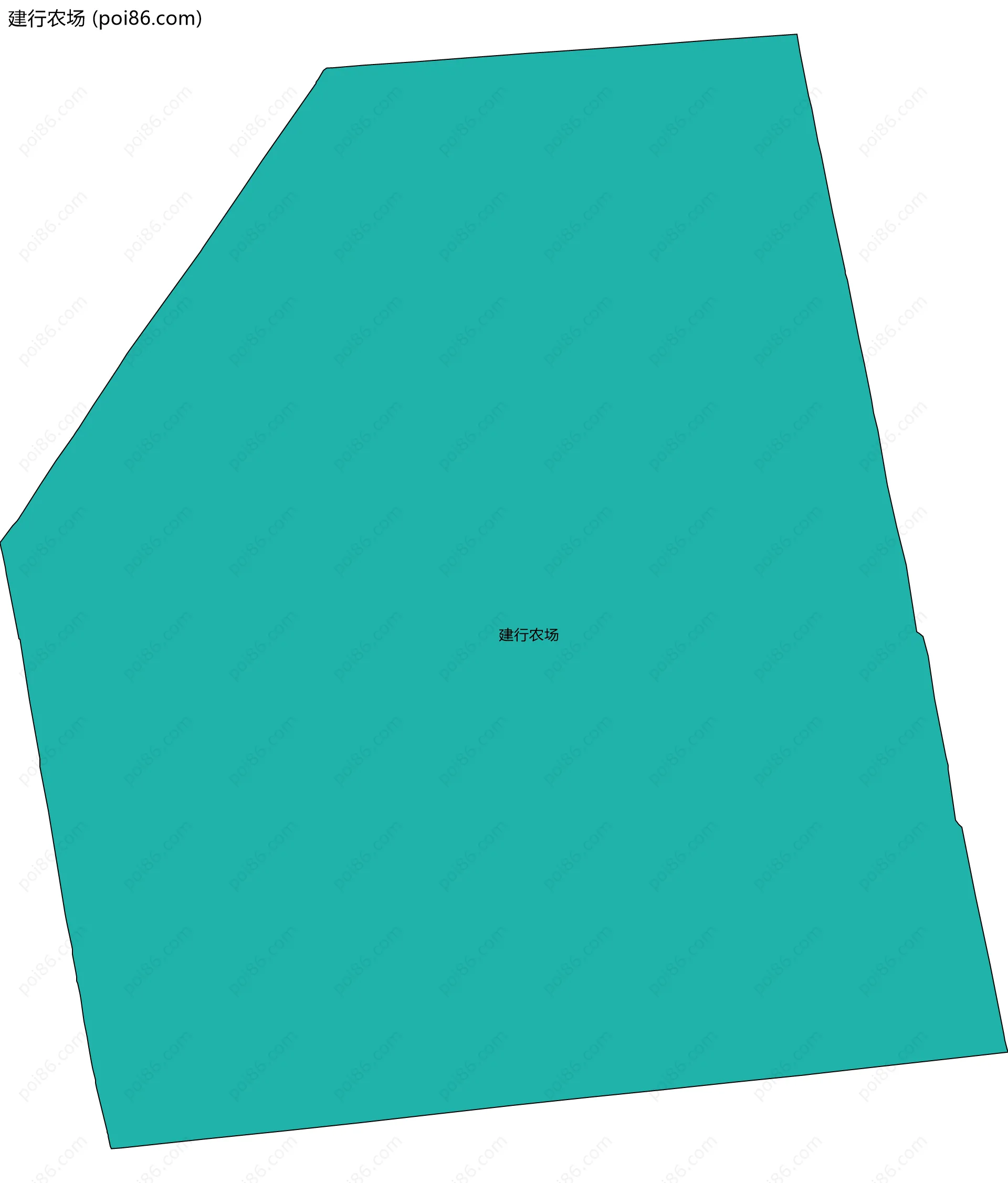 建行农场边界地图