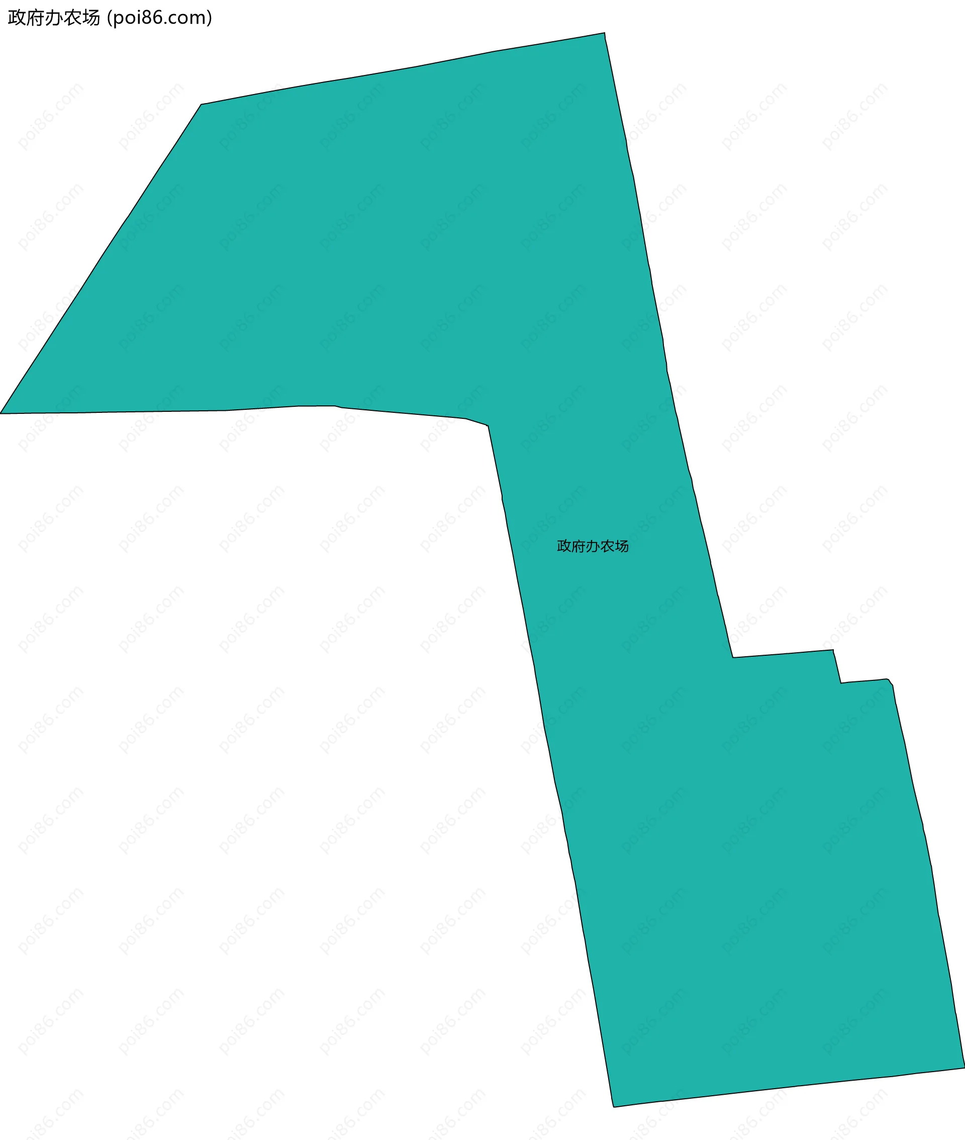 政府办农场边界地图