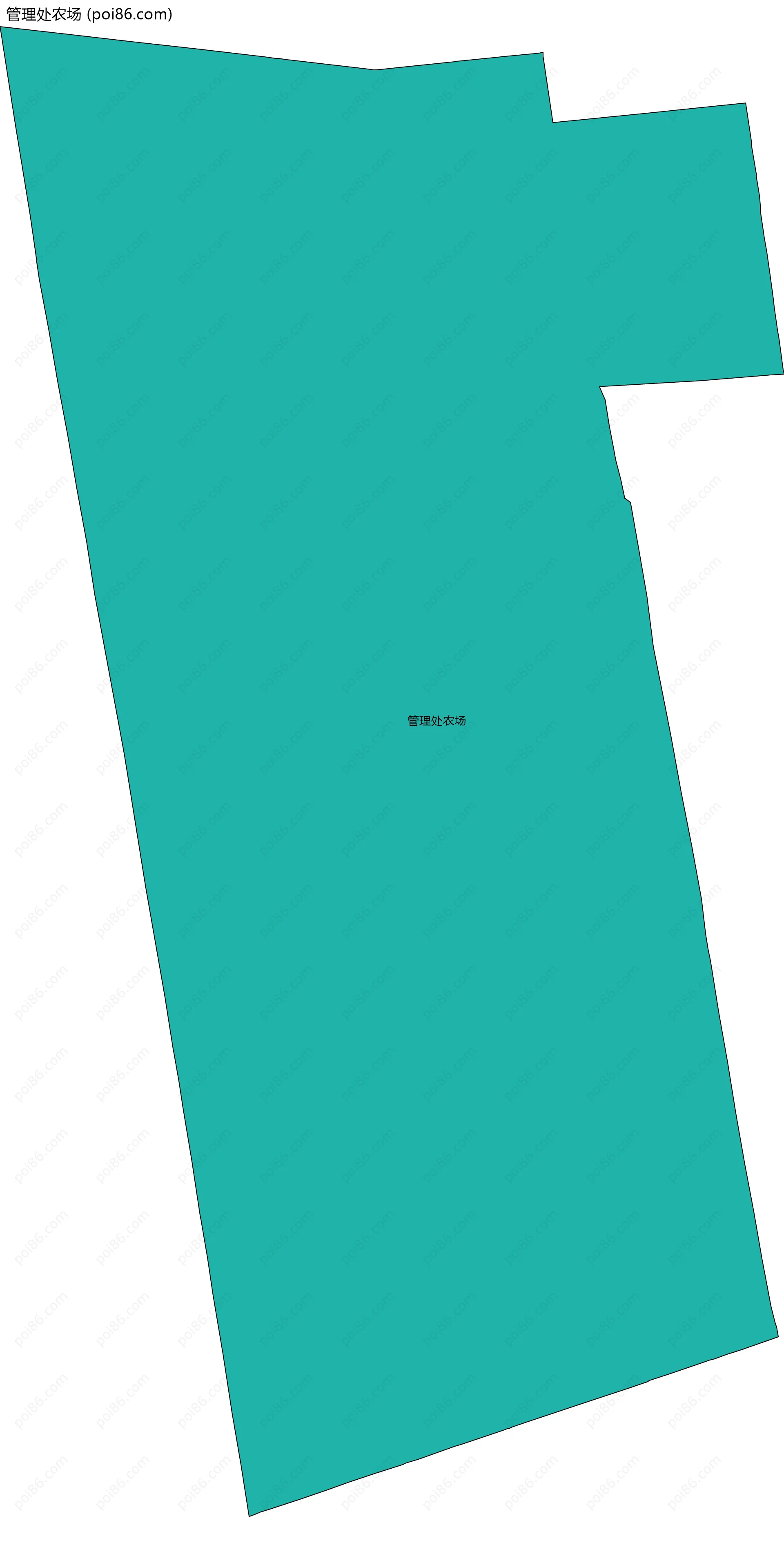 管理处农场边界地图