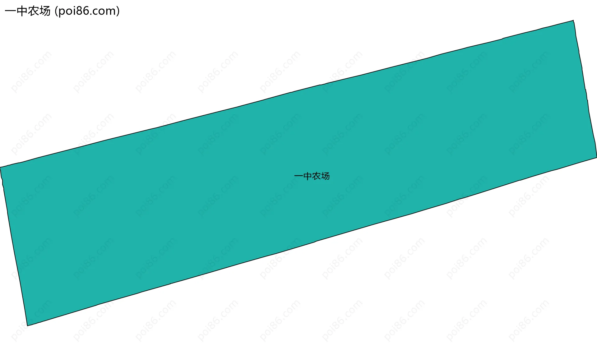 一中农场边界地图