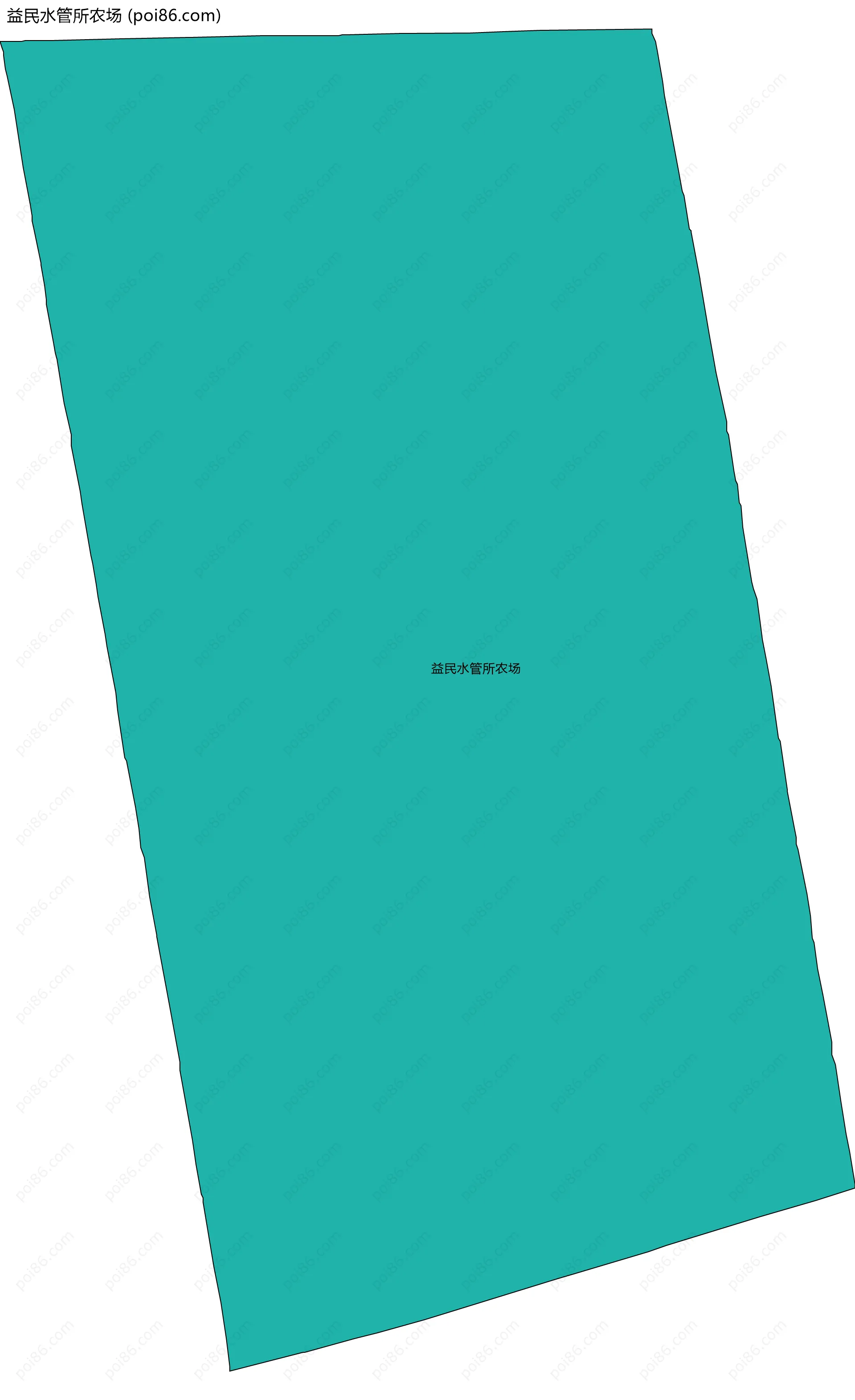 益民水管所农场边界地图