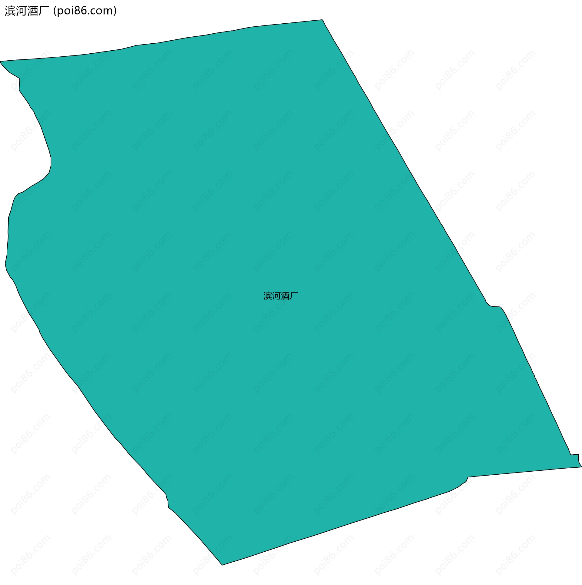 滨河酒厂边界地图