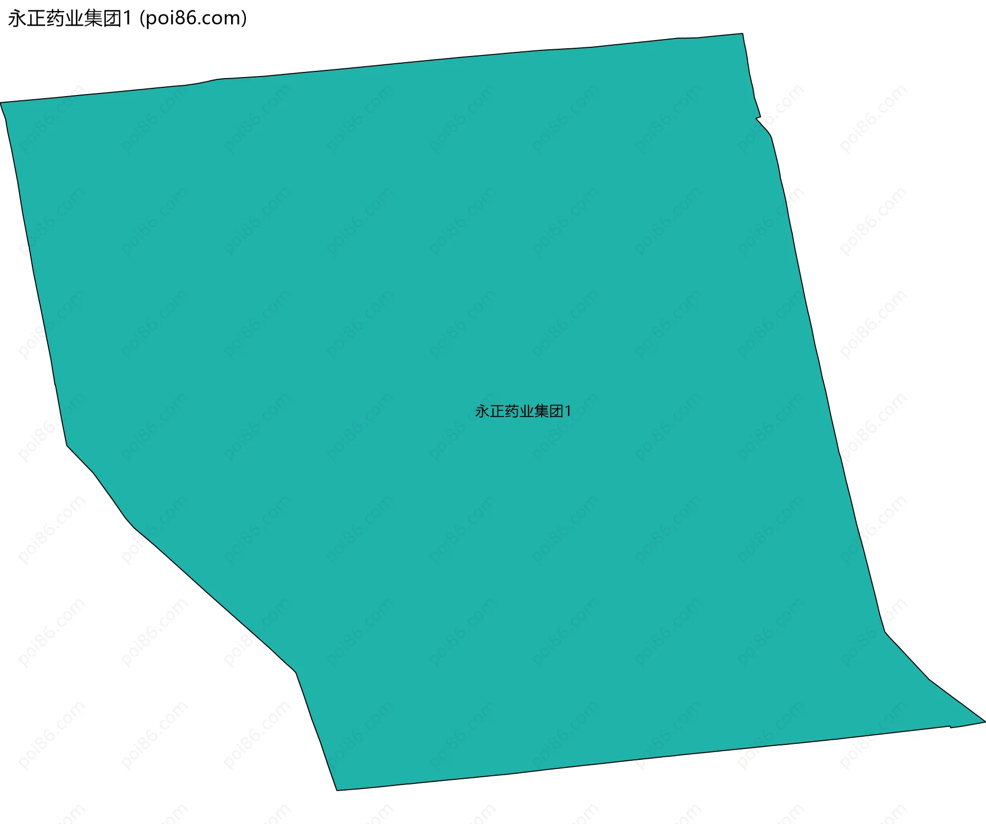 永正药业集团1边界地图