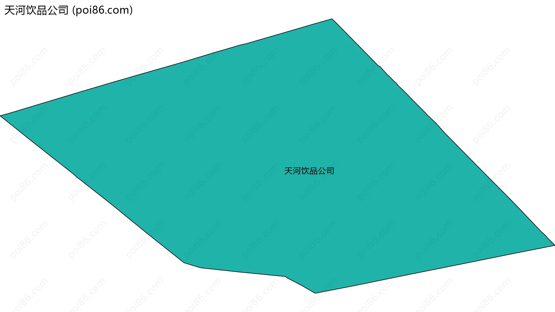 天河饮品公司边界地图