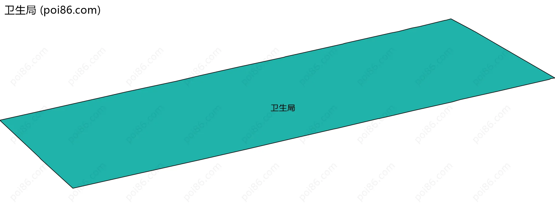 卫生局边界地图